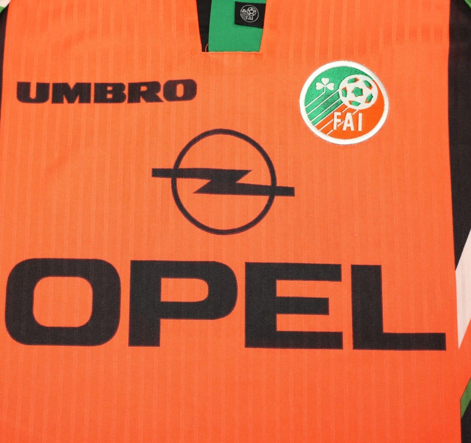 1997/98 KEANE #6 Ireland Vintage Umbro Away Football Shirt (L/XL)