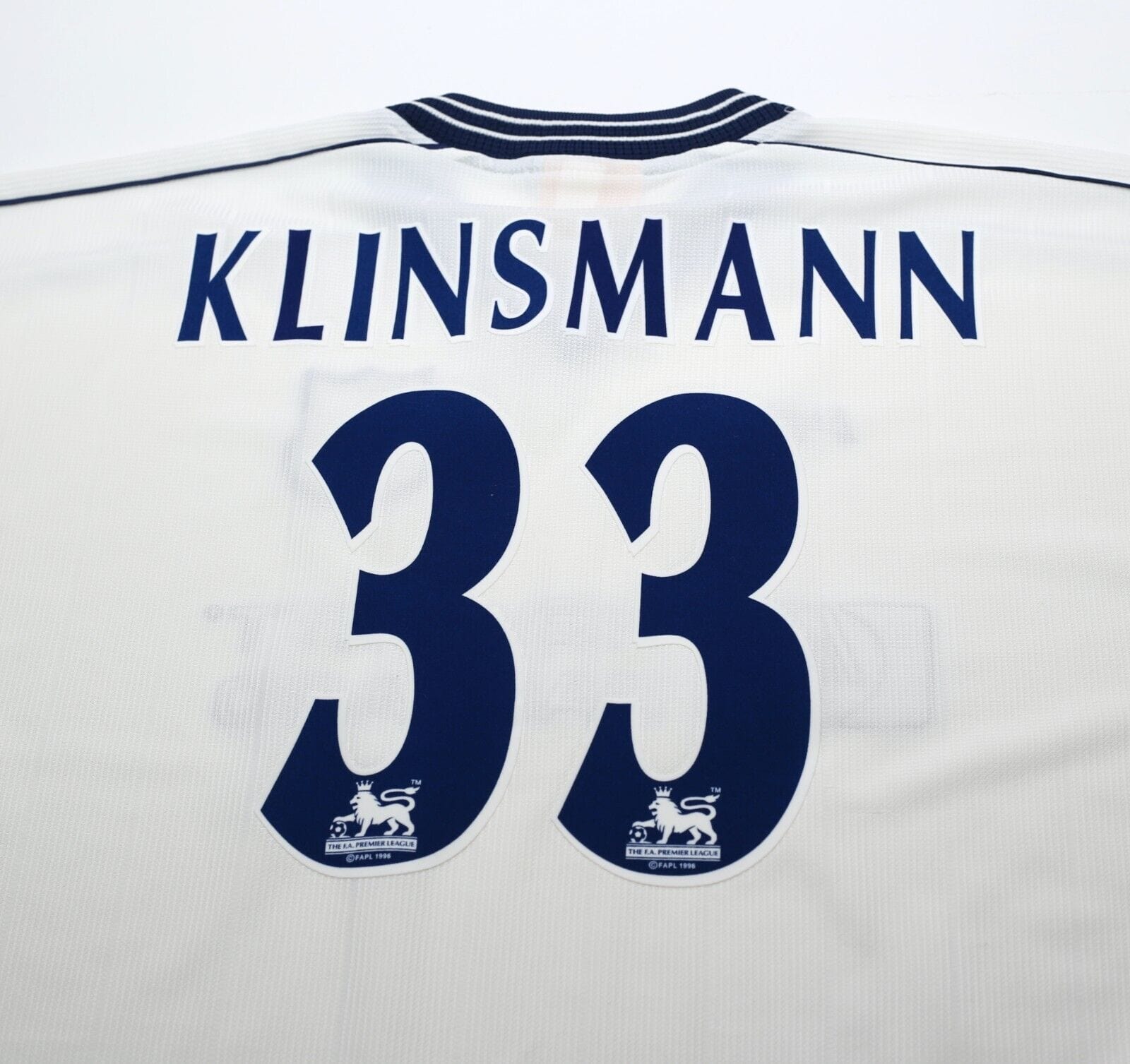 1997/98 KLINSMANN #33 Tottenham Hotspur Vintage PONY Home Football Shirt (XXL)