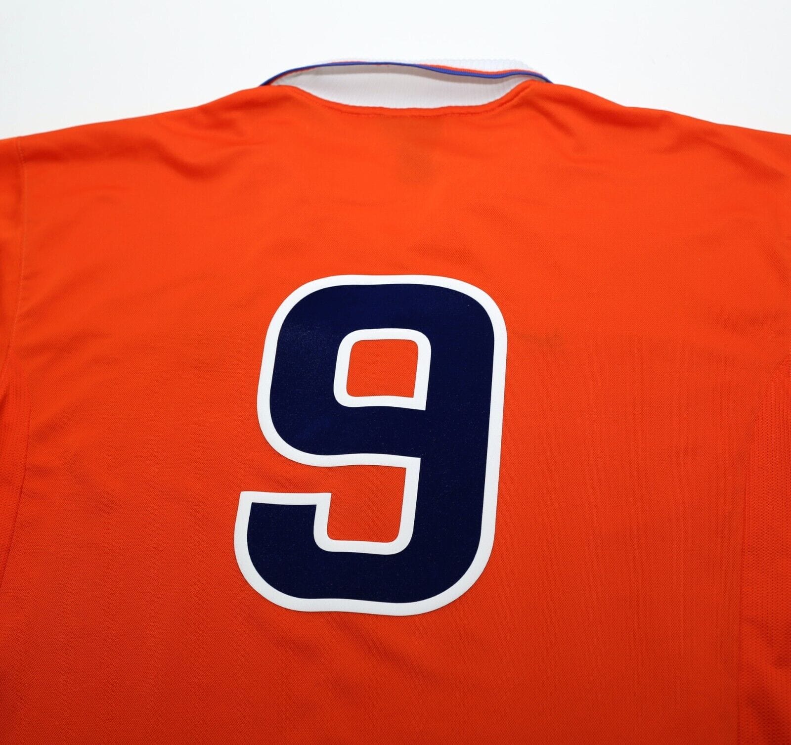 1997/98 KLUIVERT #9 Holland Vintage Nike Home Football Shirt (L)