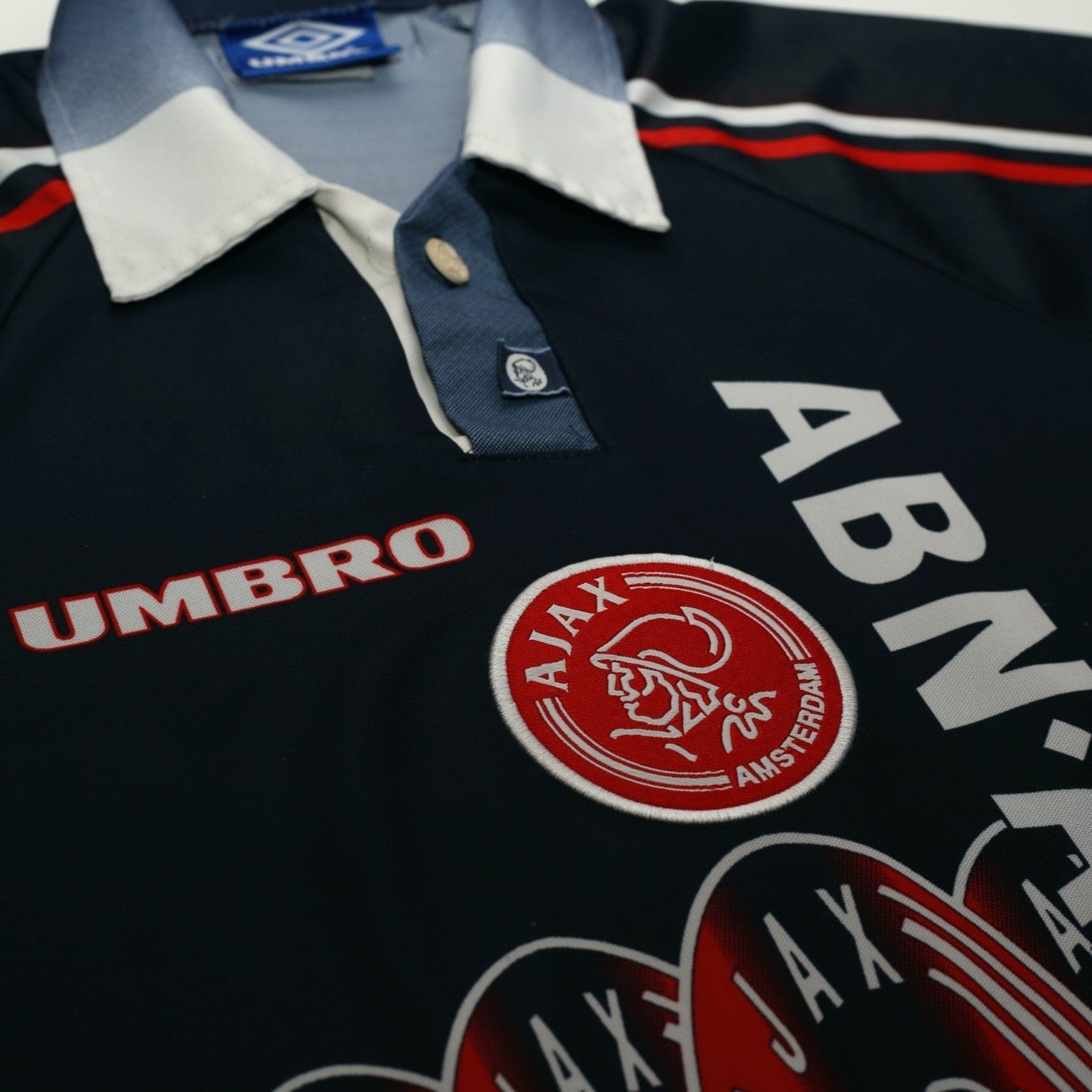 1997/98 Michael Laudrup #11 Ajax Vintage Umbro Away Football Shirt (L/XL)