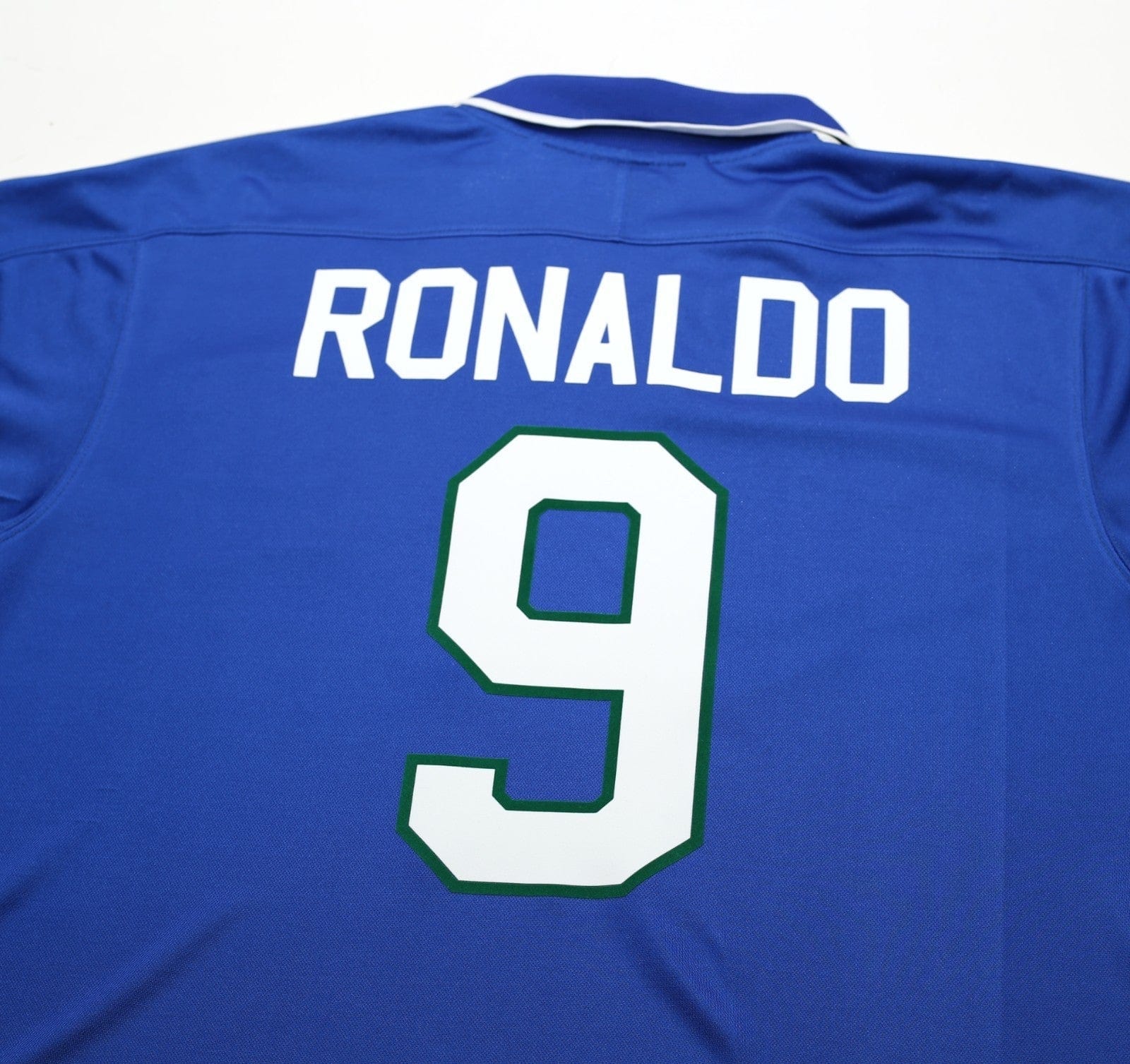 1997/98 RONALDO #9 Brazil Vintage Nike Away Football Shirt (L) Copa America 1997