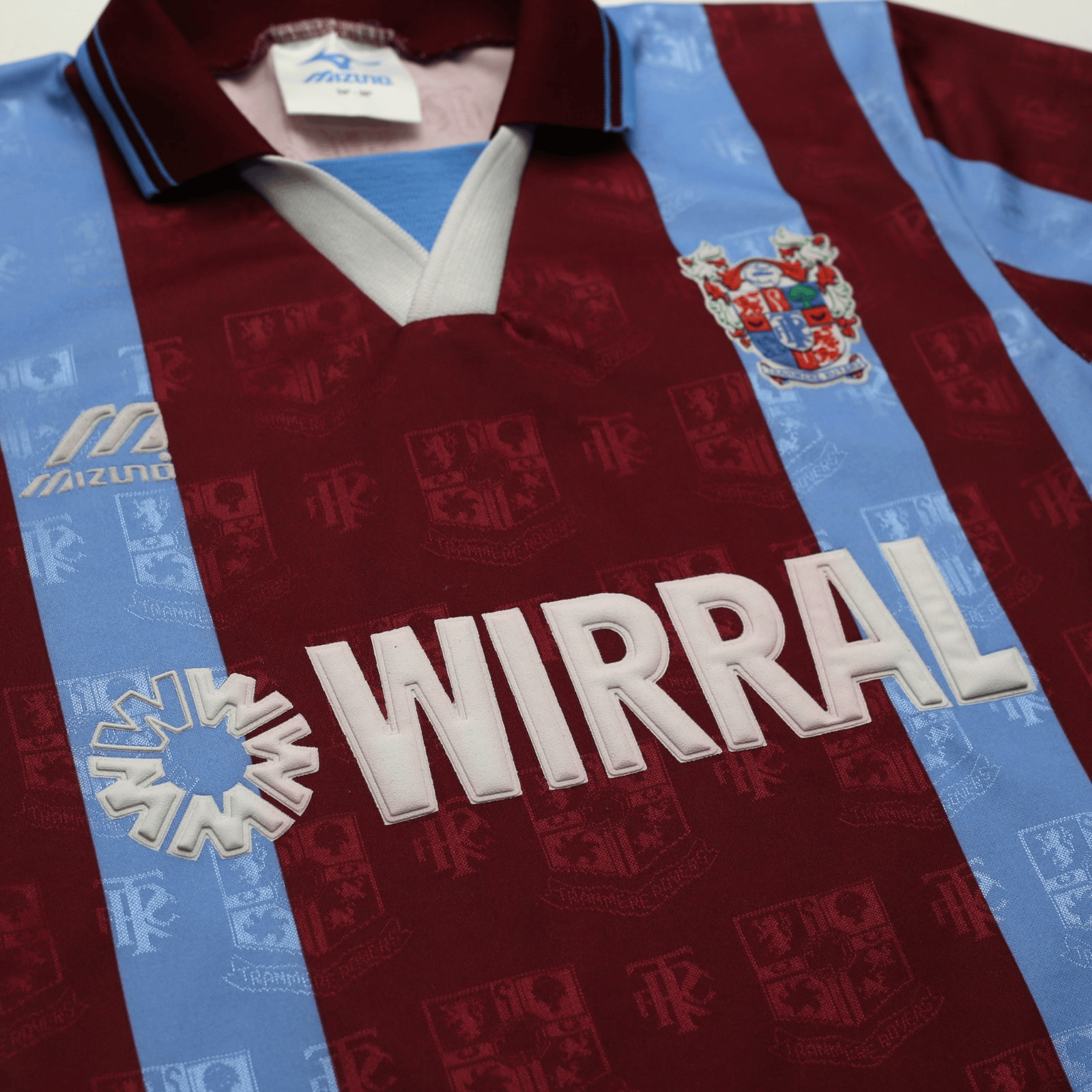 1997/98 Tranmere Rovers Vintage Mizuno Away Football Shirt (S) 34/36
