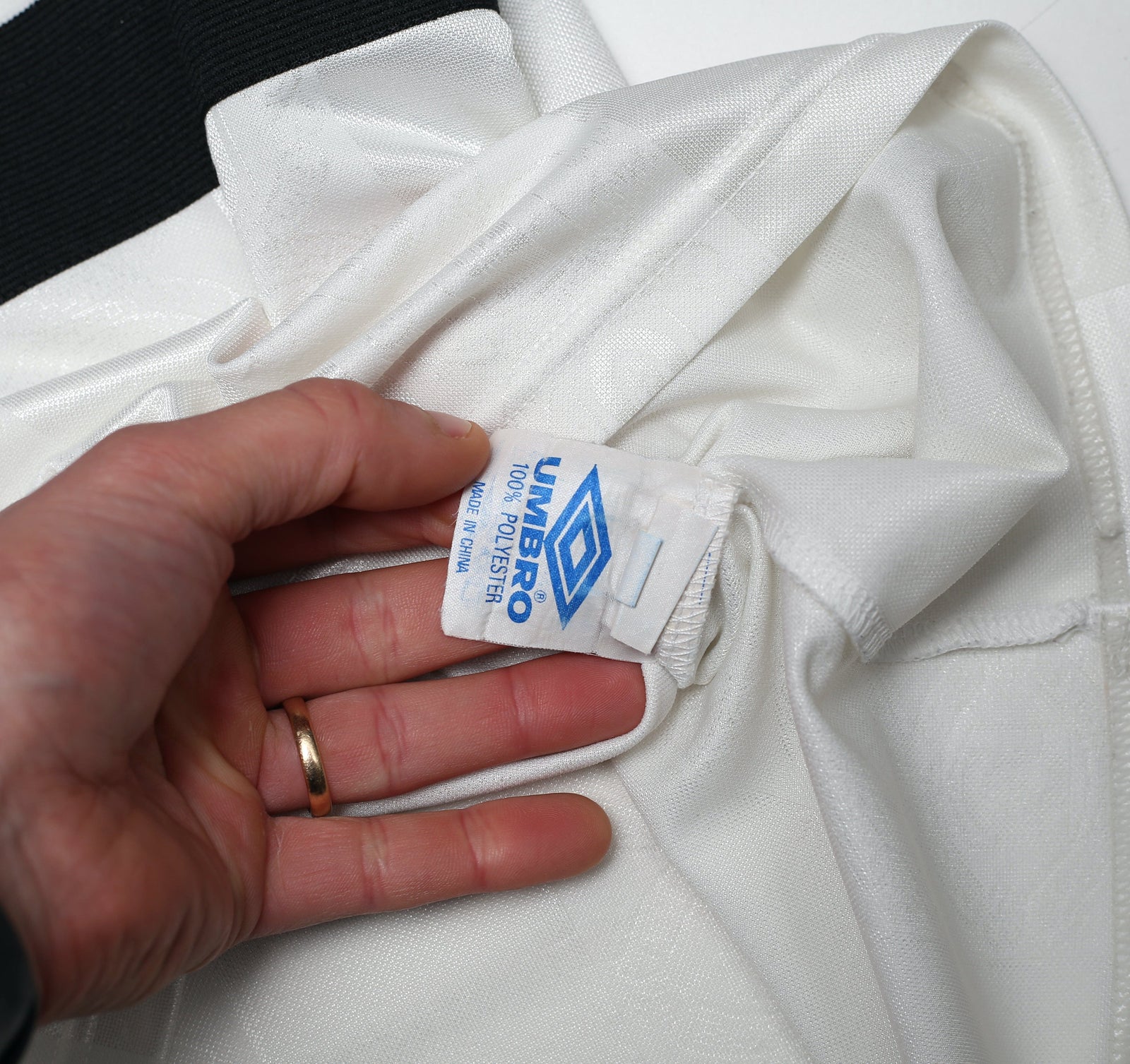 1997/99 BECKHAM #7 Manchester United Vintage Umbro Away Football Shirt (L)