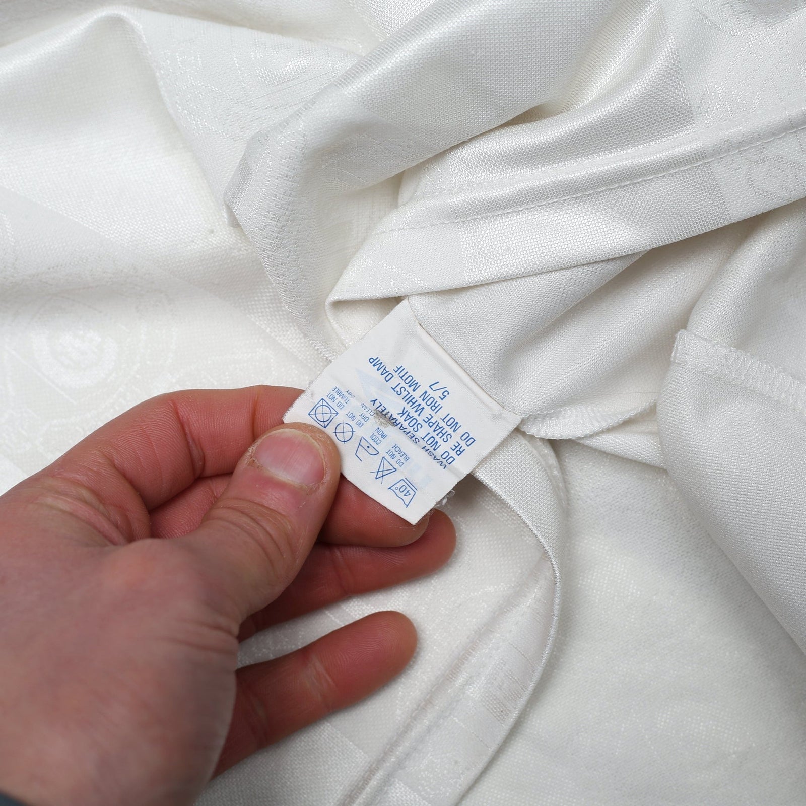 1997/99 Beckham #7 Manchester United Vintage Umbro Away Football Shirt (L)