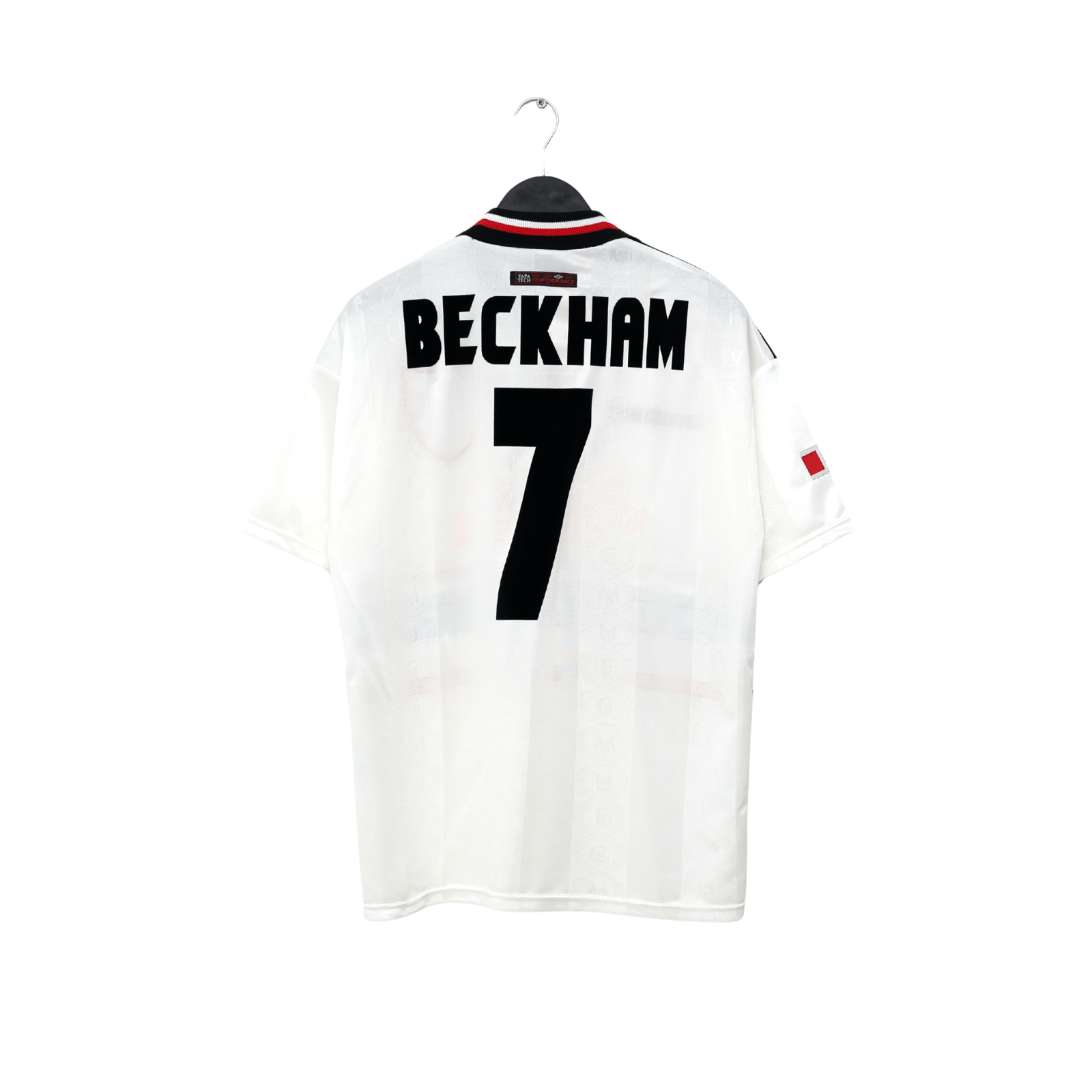 1997/99 BECKHAM #7 Manchester United Vintage Umbro Away Football Shirt (M)