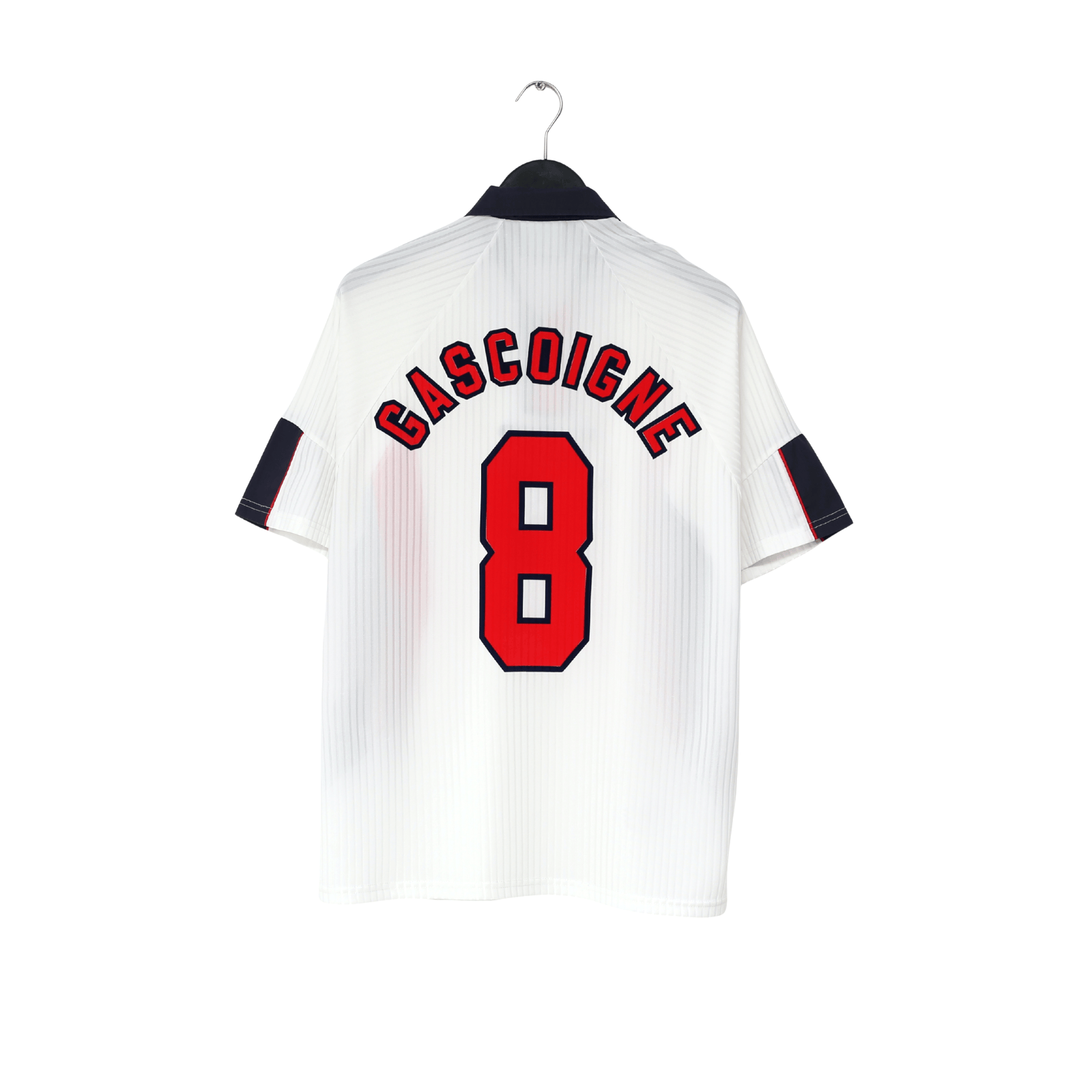 1997/99 GASCOIGNE #8 England Vintage Umbro Home Football Shirt (M/L) Le Tournoi