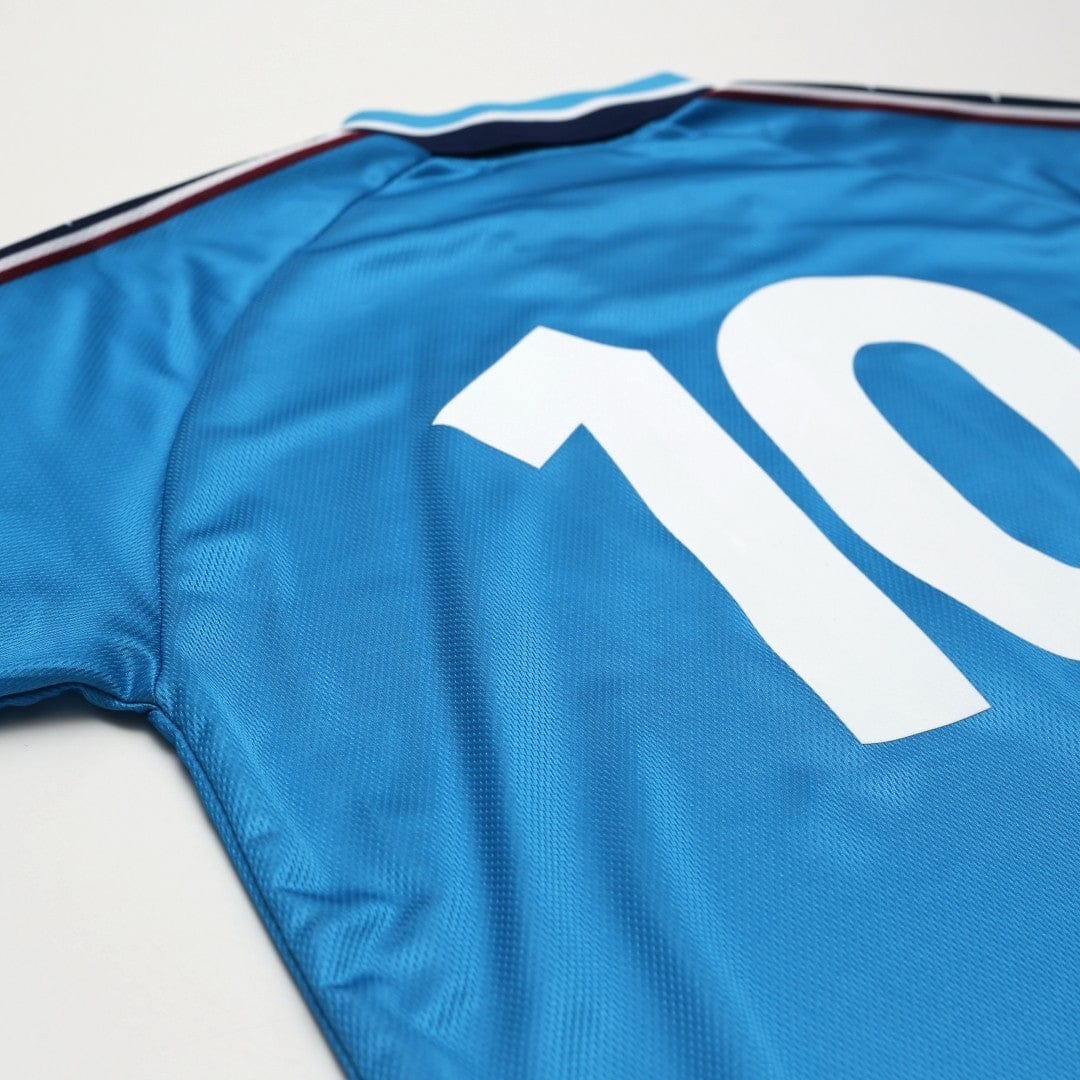 1997/99 Kinkladze #10 Manchester City Vintage Kappa Home Football Shirt (L)
