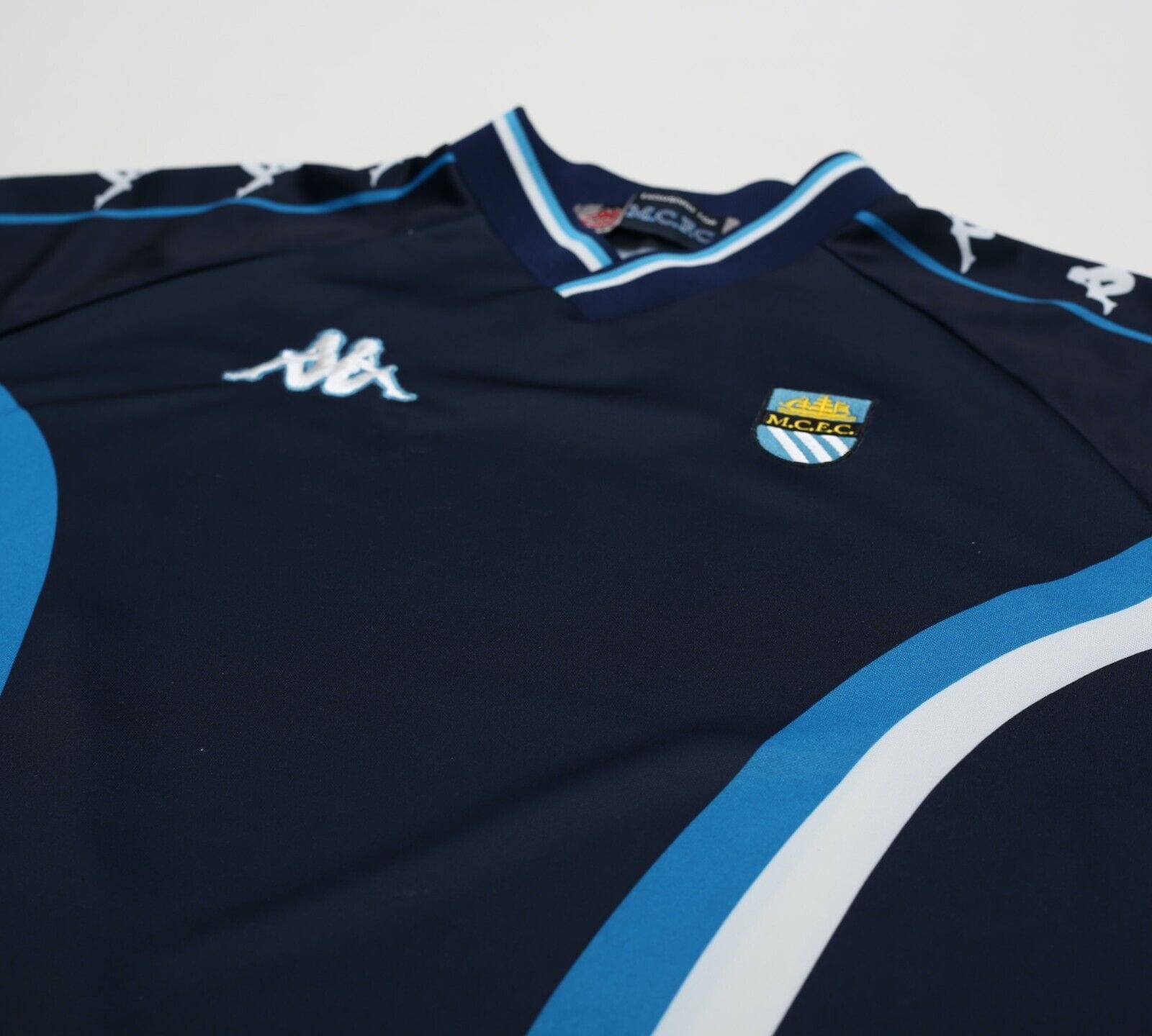 1997/99 MANCHESTER CITY Vintage Kappa Football Training Shirt (XL)