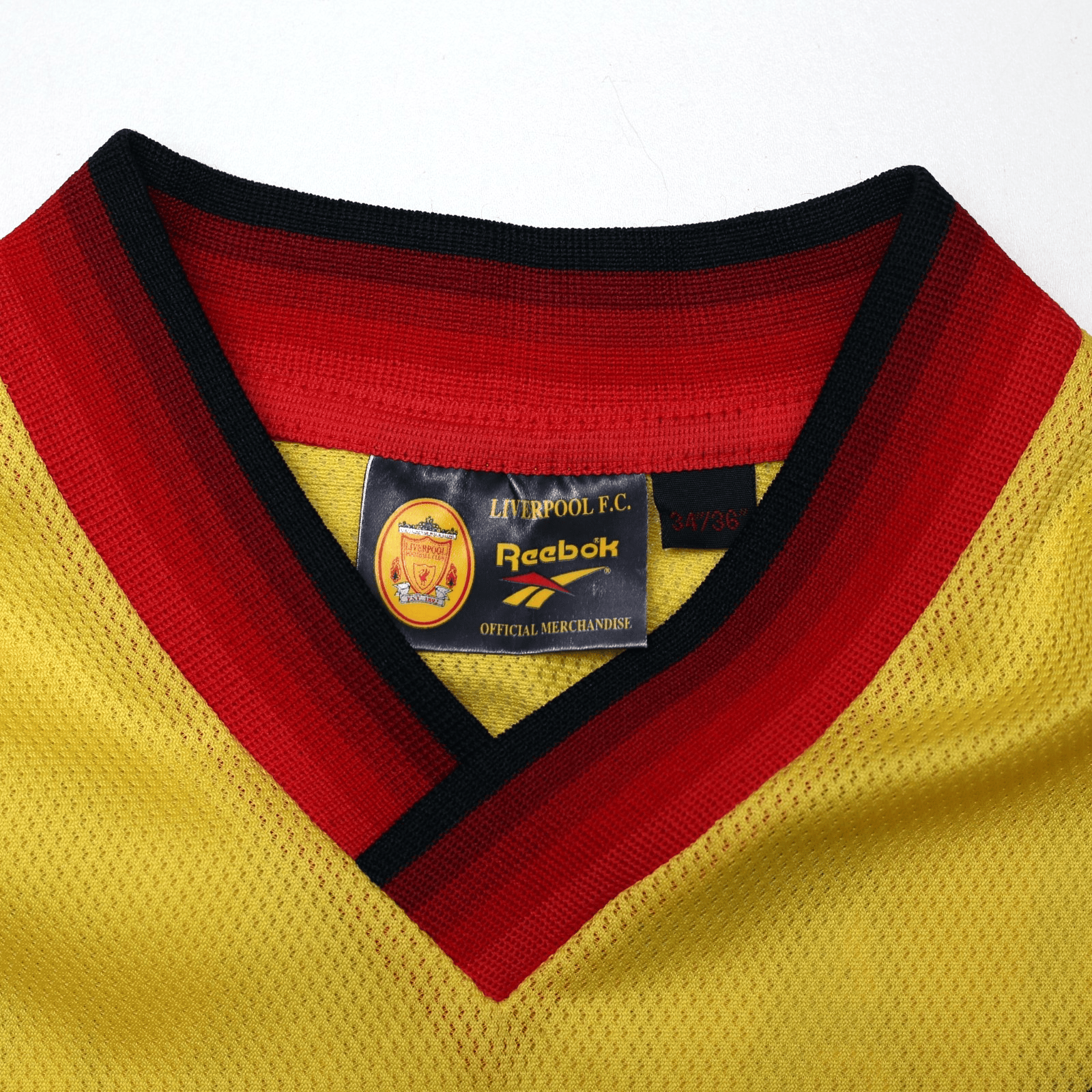 1997/99 McManaman #7 Liverpool Vintage Reebok Away Football Shirt (S) 34/36