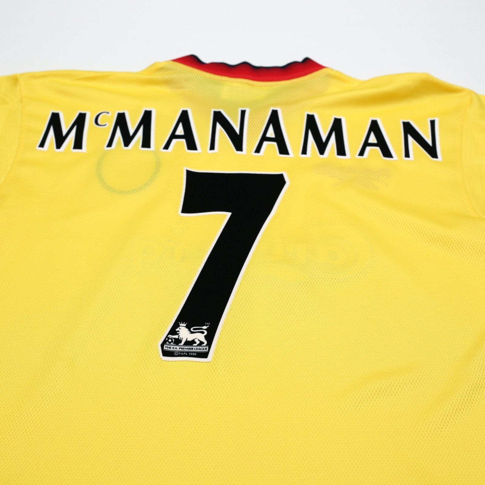 1997/99 McManaman #7 Liverpool Vintage Reebok Away Football Shirt (S) 34/36