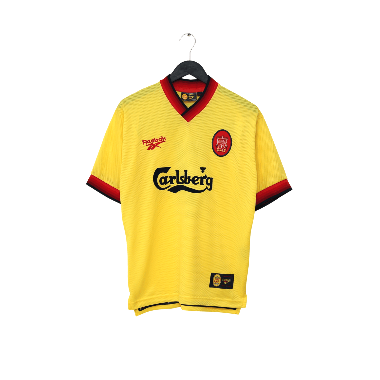 1997/99 McManaman #7 Liverpool Vintage Reebok Away Football Shirt (S) 34/36