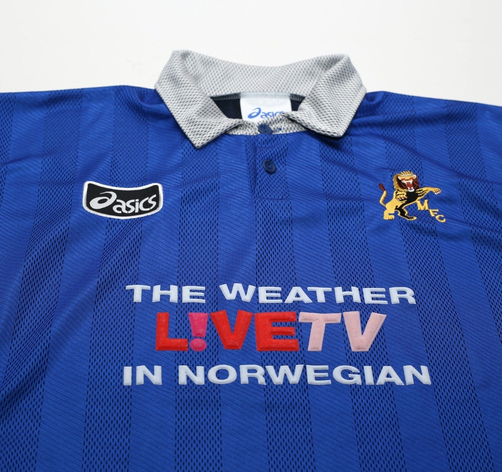 1997/99 MILLWALL Vintage Asics 'Live TV' Home Football Shirt (XL/XXL)