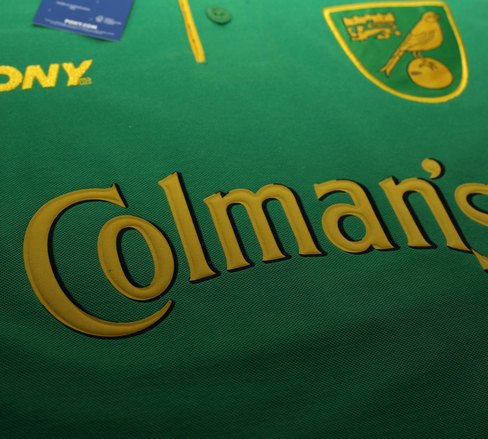 1997/99 NORWICH CITY Retro PONY Reissue Away Football Shirt