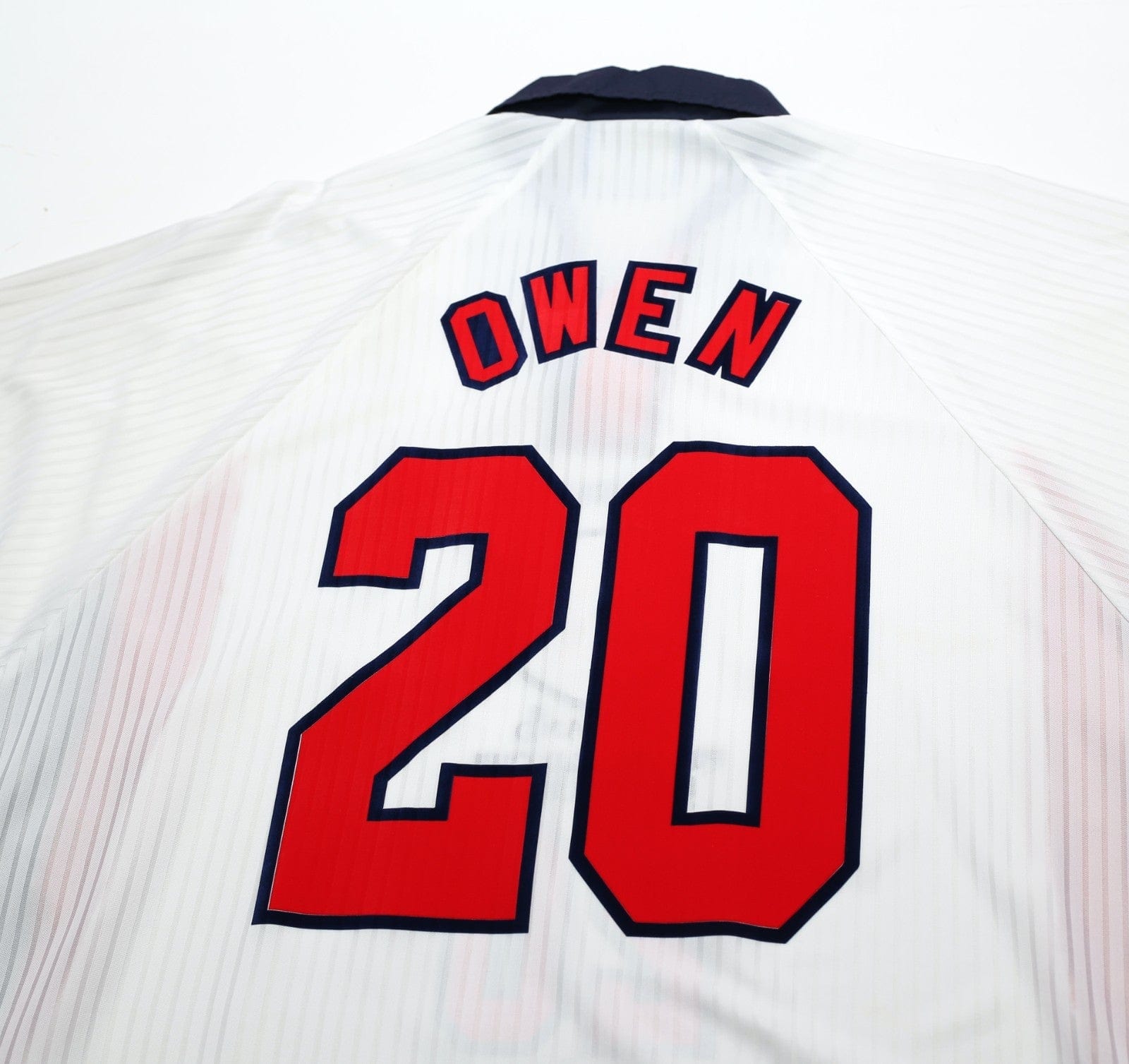 1997/99 OWEN #20 England Vintage Umbro Home Football Shirt (L/XL) France WC 98