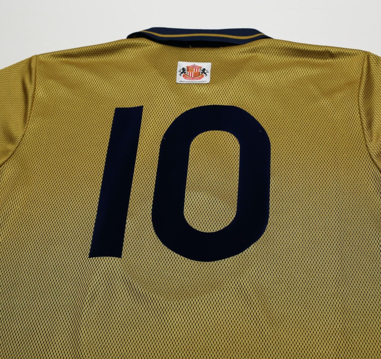 1997/99 PHILLIPS #10 Sunderland Vintage Asics Away Football Shirt (L)