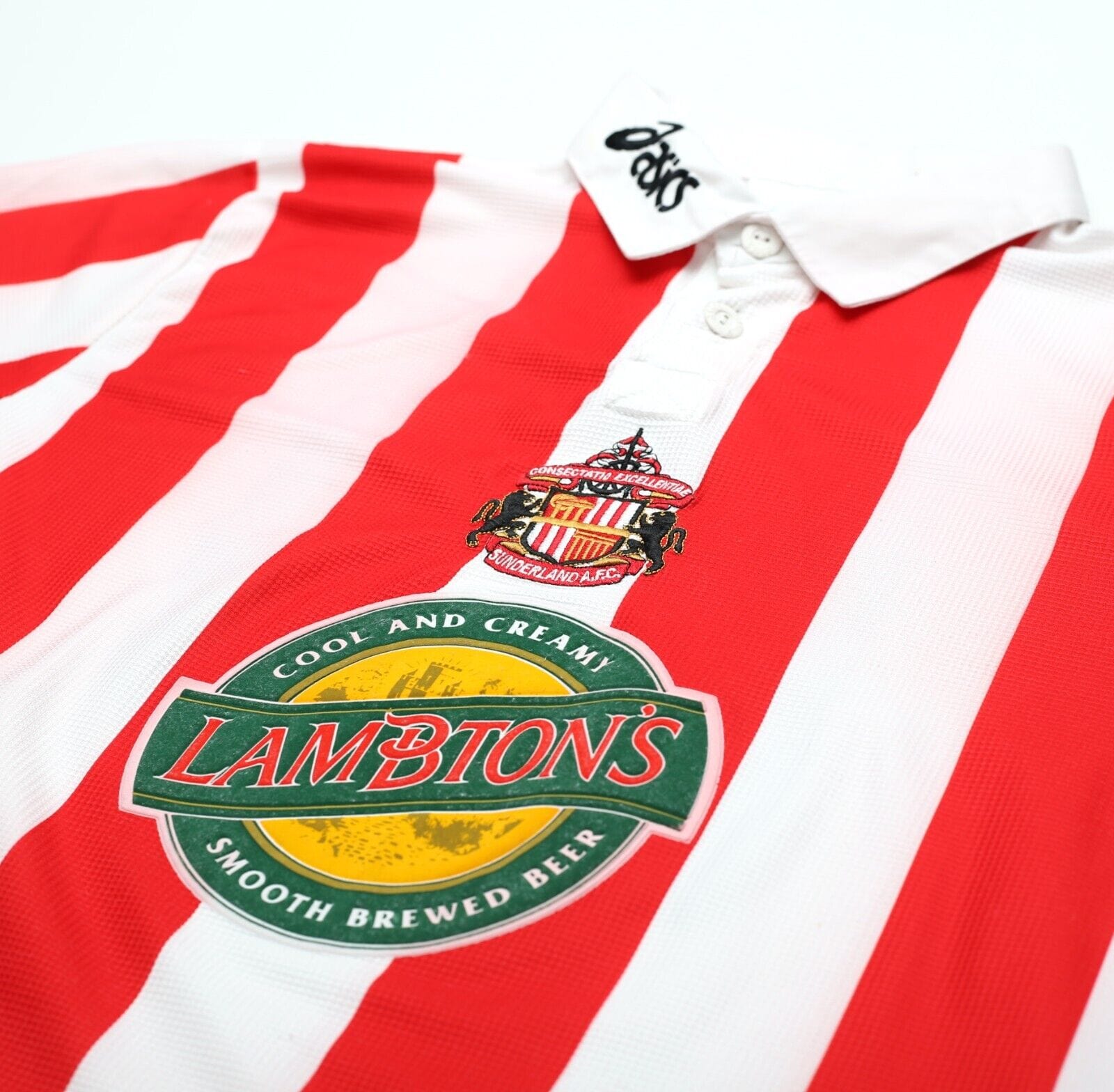 1997/99 PHILLIPS #10 Sunderland Vintage Asics Home Football Shirt Jersey (L)