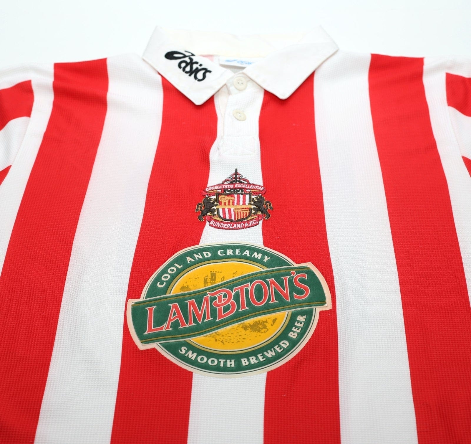 1997/99 PHILLIPS #10 Sunderland Vintage Asics Home Football Shirt (L/XL)