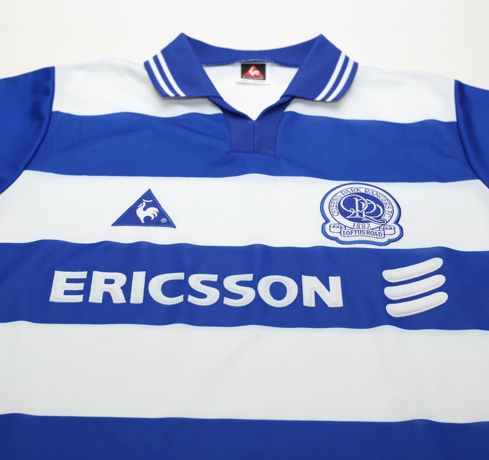 1997/99 QPR Vintage le coq sportif Home Football Shirt Jersey (L) 42/44