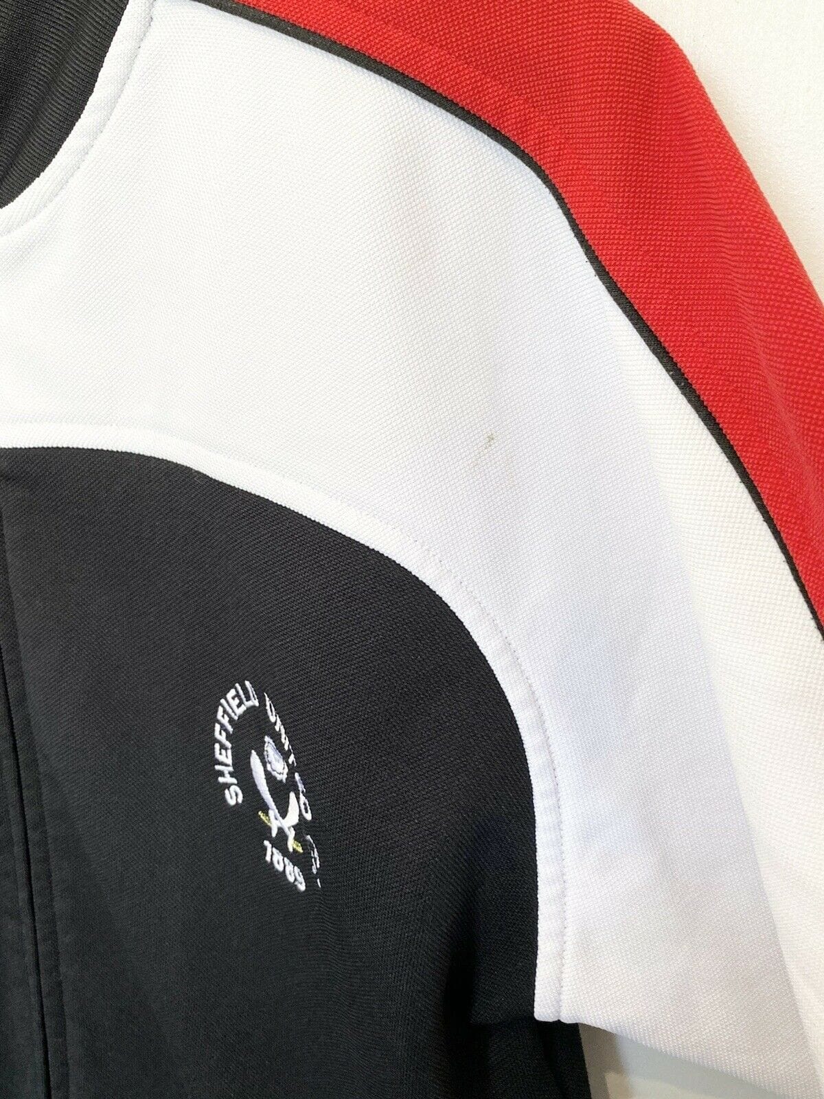 1997/99 SHEFFIELD UNITED Vintage le coq sportif Football Track Top Jacket (M)