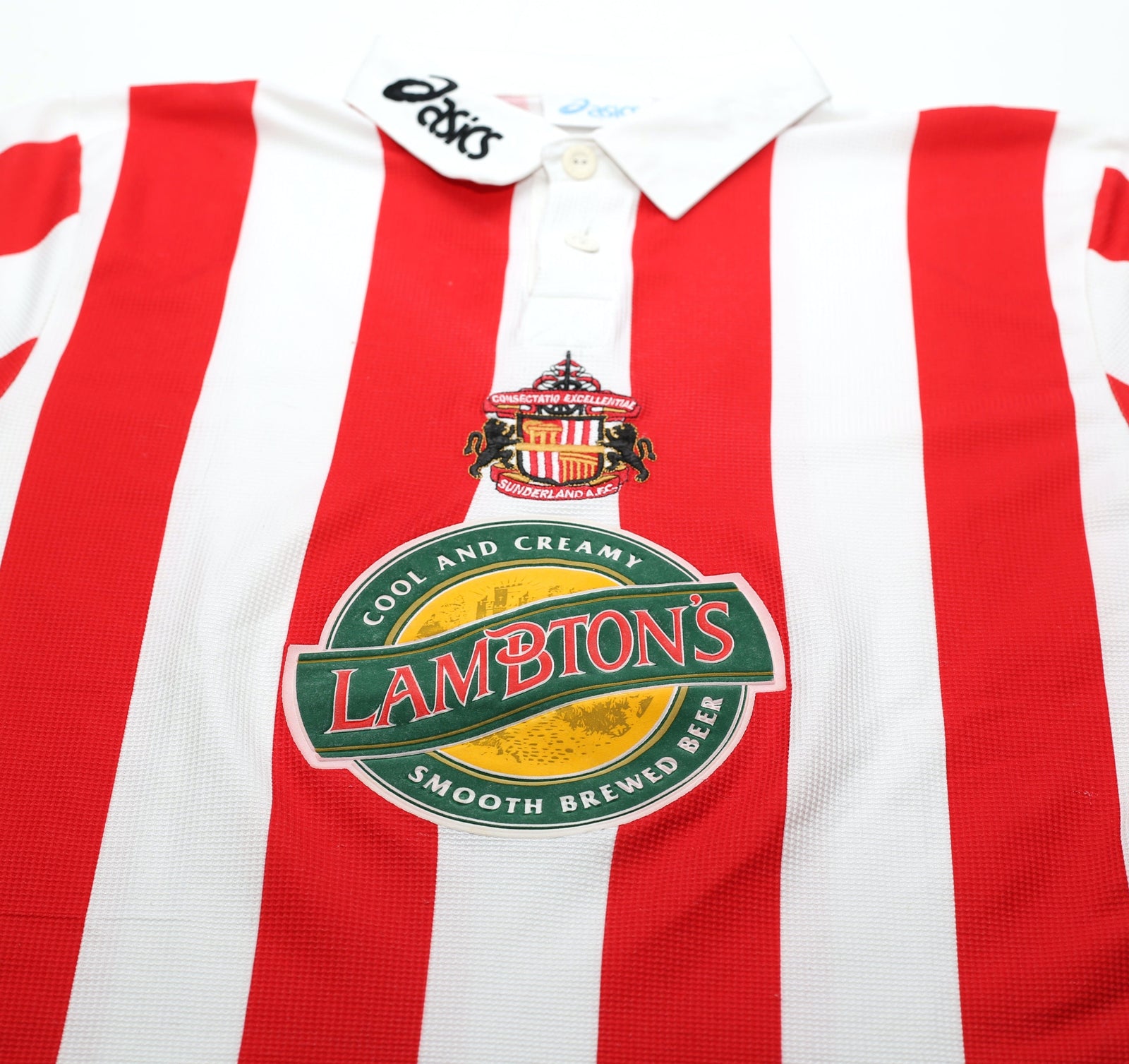 1997/99 Sunderland Vintage Asics Home Football Shirt (L)