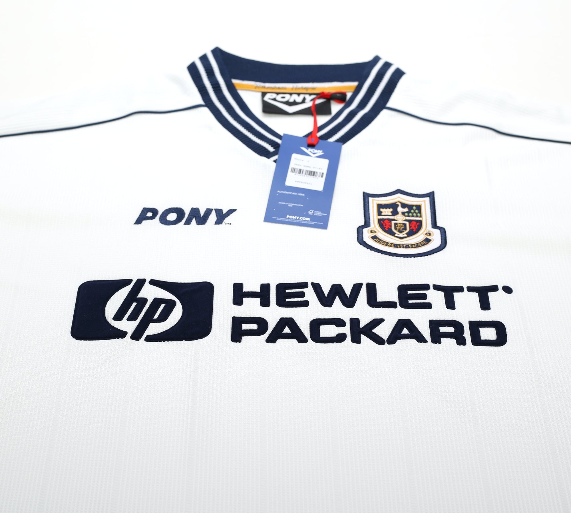 1997/99 TOTTENHAM HOTSPUR Retro PONY Reissue Home Football Shirt