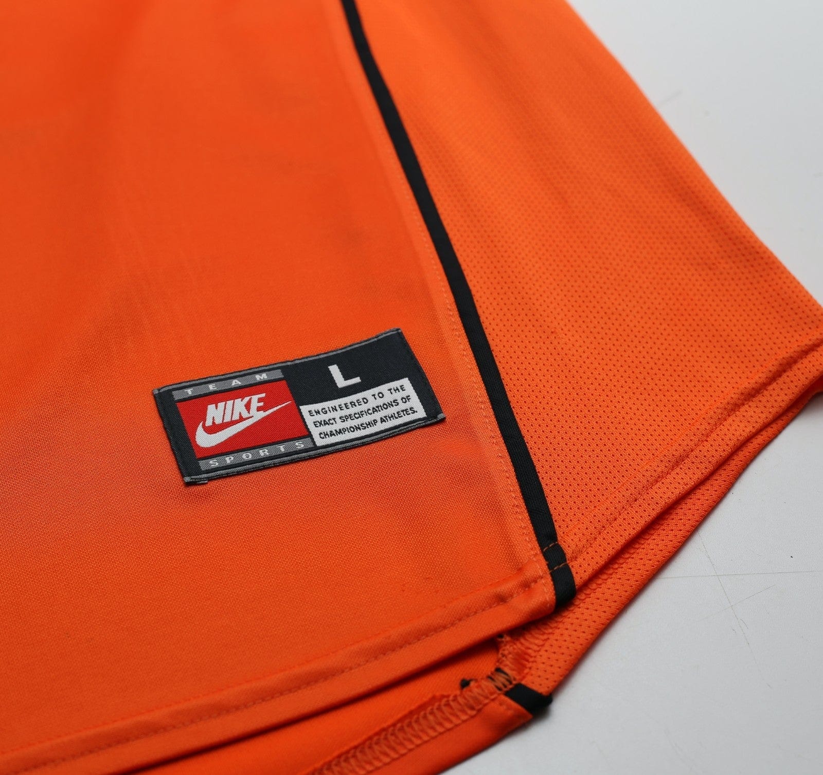 1998/00 BERGKAMP #8 Holland Vintage Nike Home Football Shirt (L) Netherlands