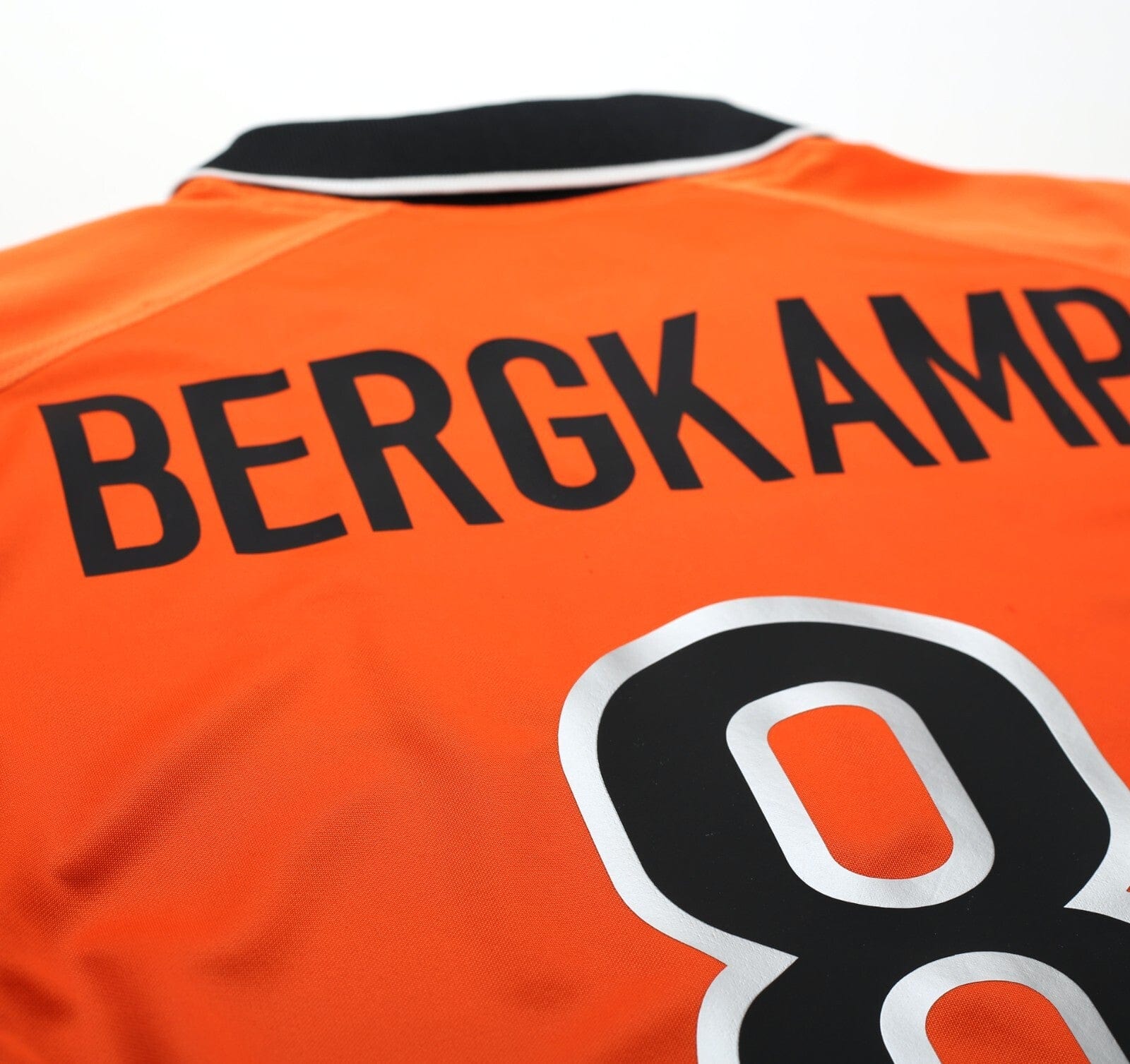 1998/00 BERGKAMP #8 Holland Vintage Nike Home Football Shirt (XL) Arsenal