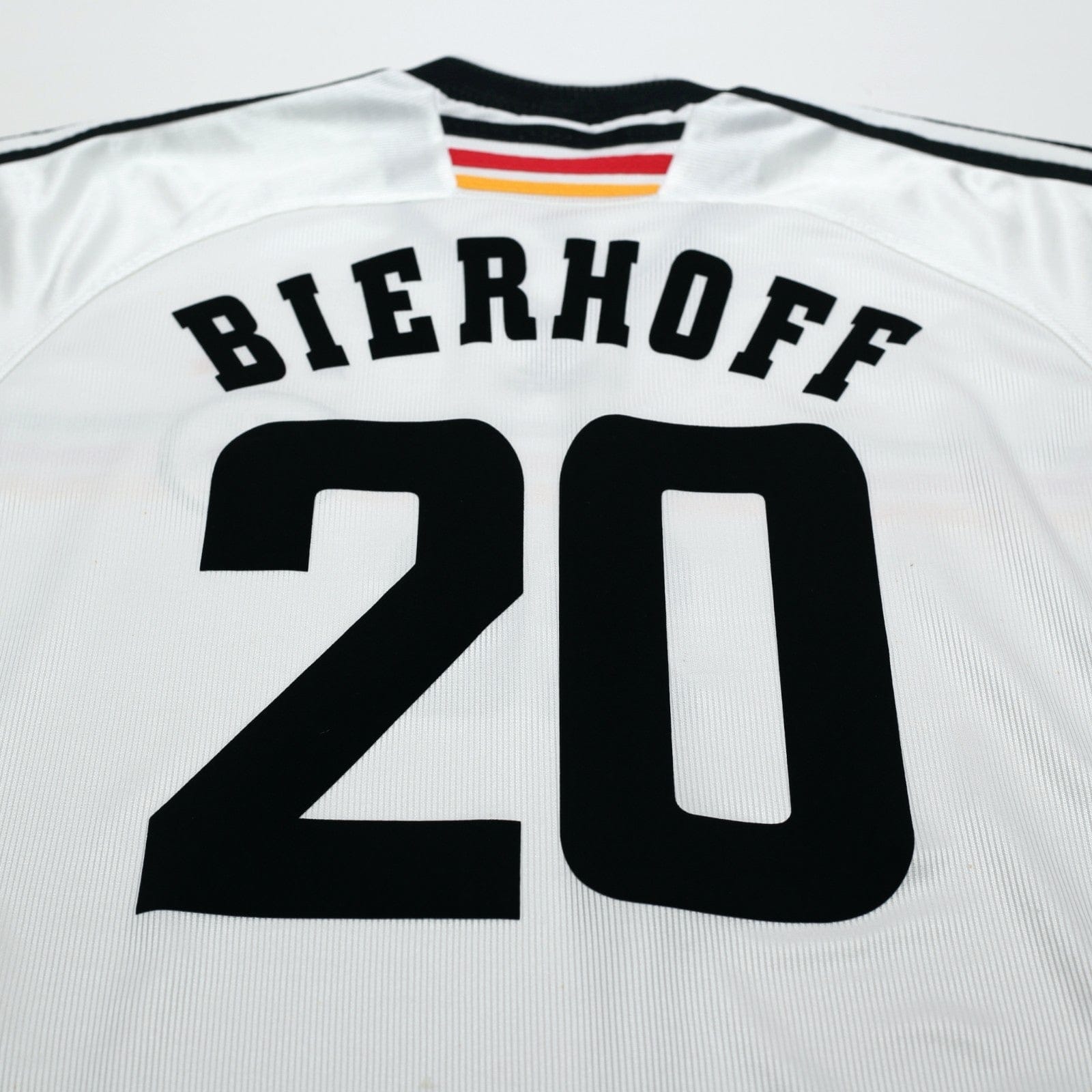 1998/00 Bierhoff #20 Germany Vintage adidas Home Football Shirt (L) WC 98