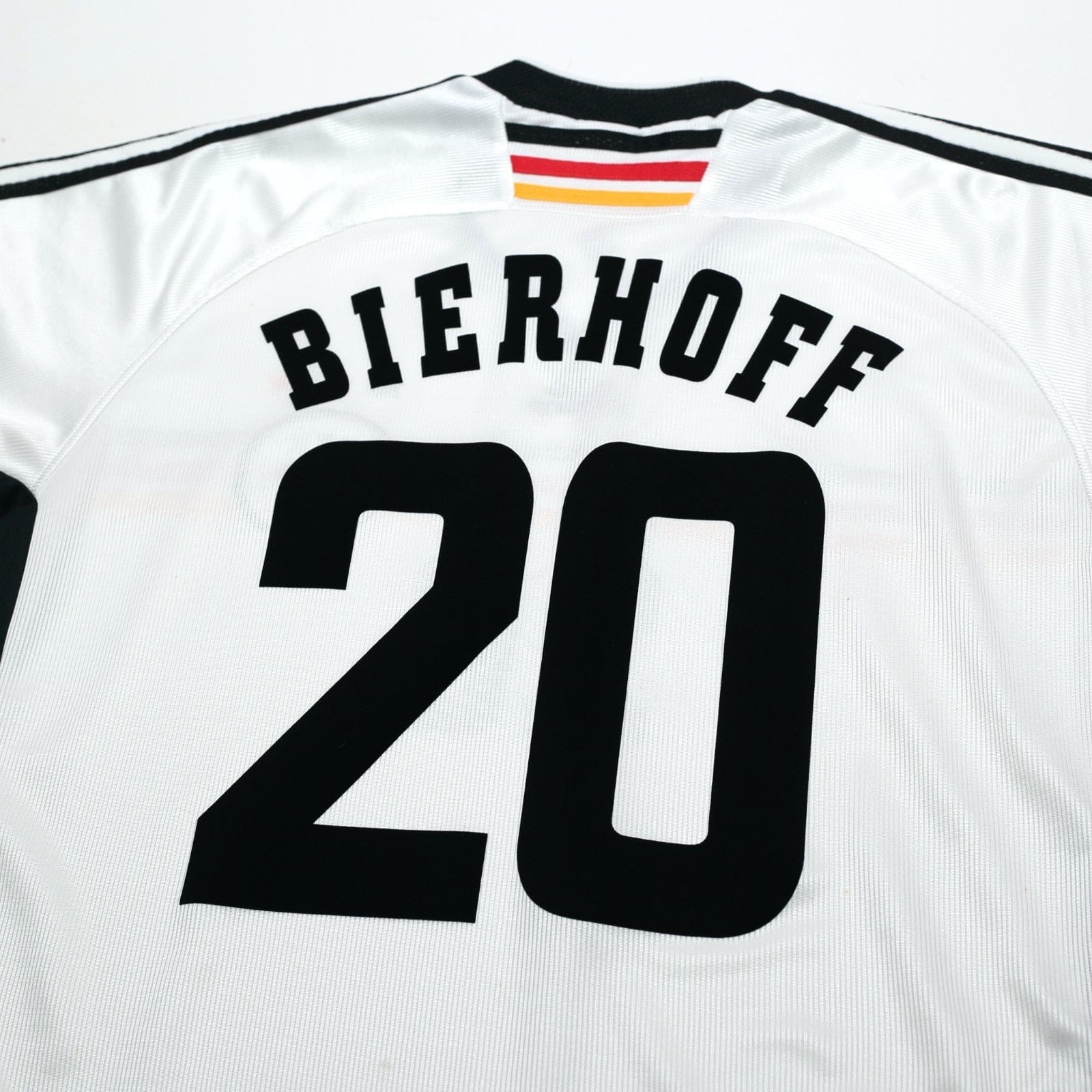 1998/00 Bierhoff #20 Germany Vintage adidas Home Football Shirt (L) WC 98