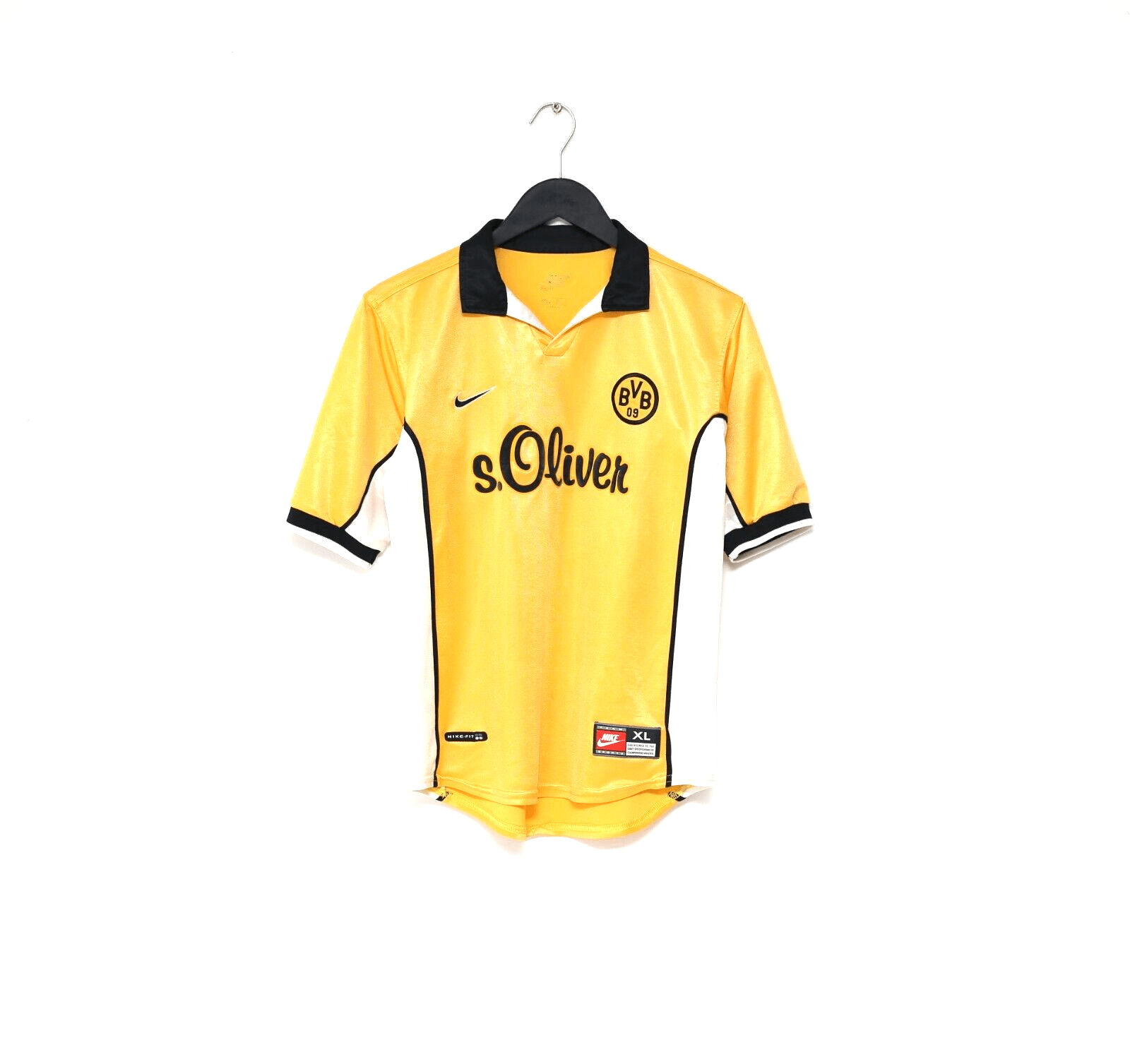 1998/00 BORUSSIA DORTMUND Vintage Nike Home Football Shirt (YXL) XS