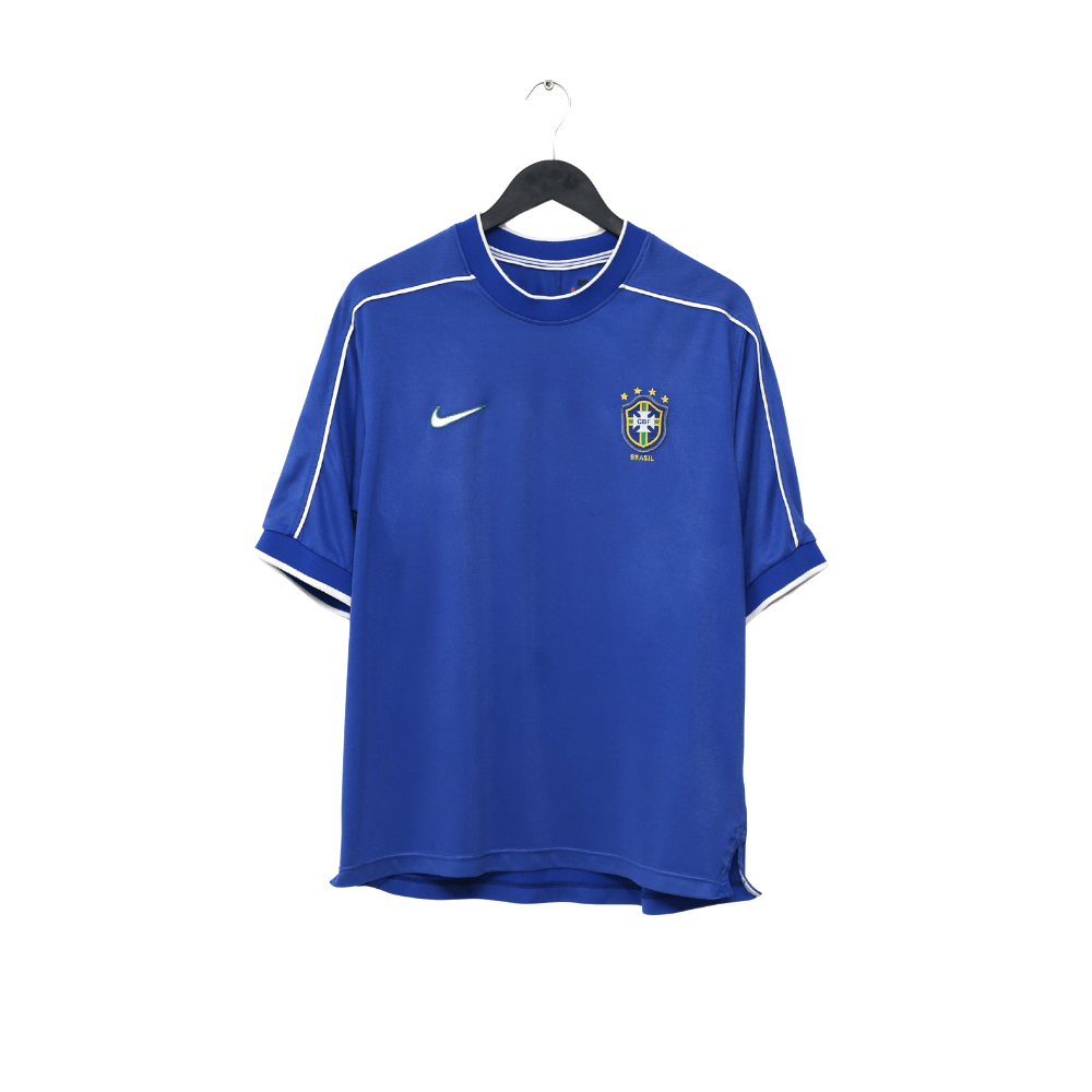 1998/00 BRAZIL Vintage Nike Away Football Shirt (L) WC 98