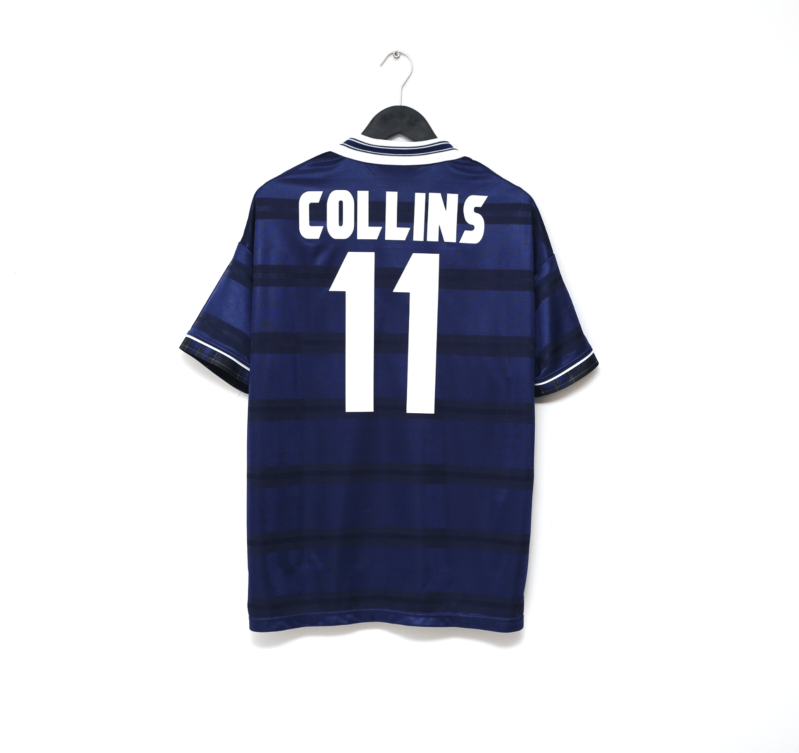 1998/00 COLLINS #11 Scotland Vintage Umbro Home Football Shirt (L) 1998 WC