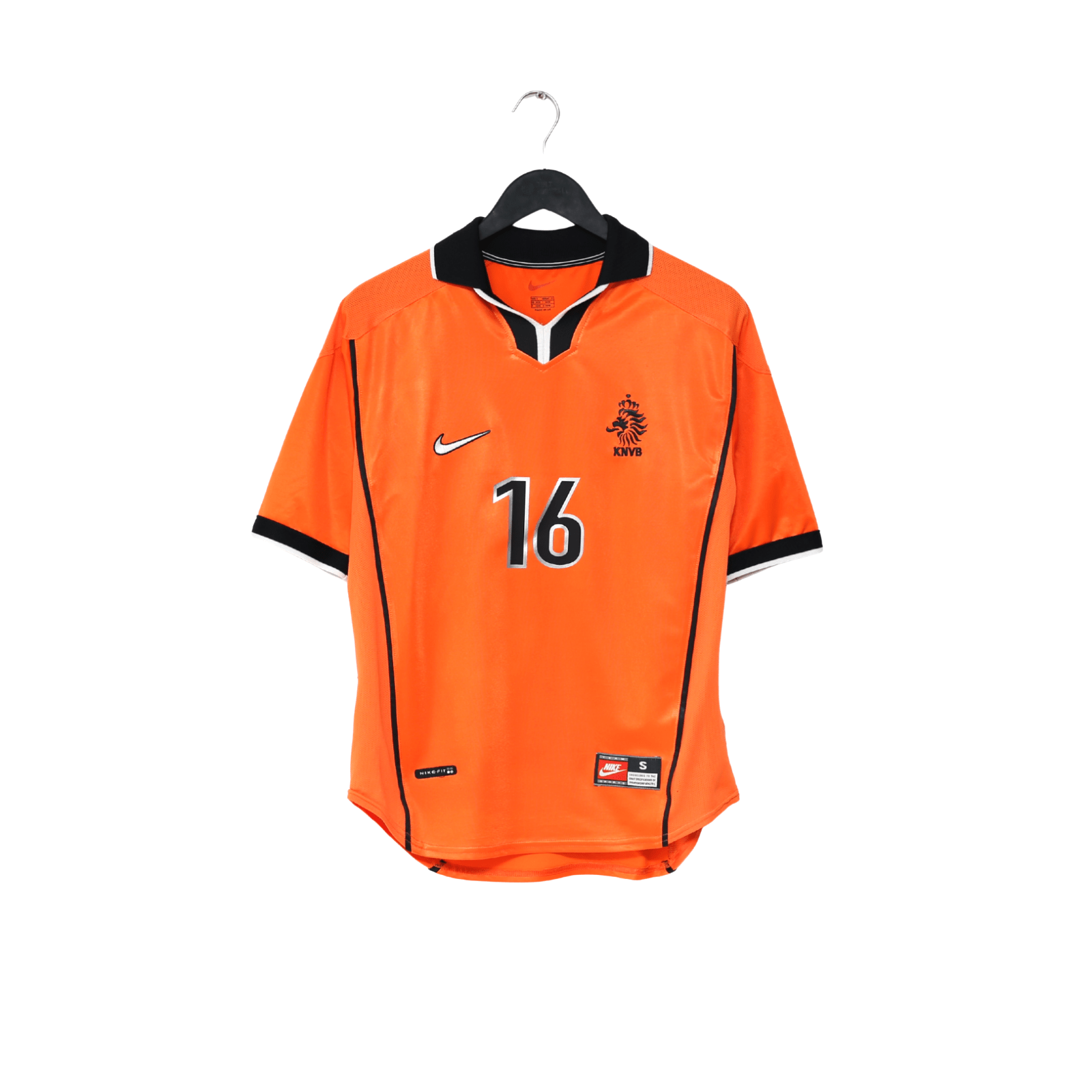 1998/00 DAVIDS #16 Holland Vintage Nike Home Football Shirt (S) Netherlands