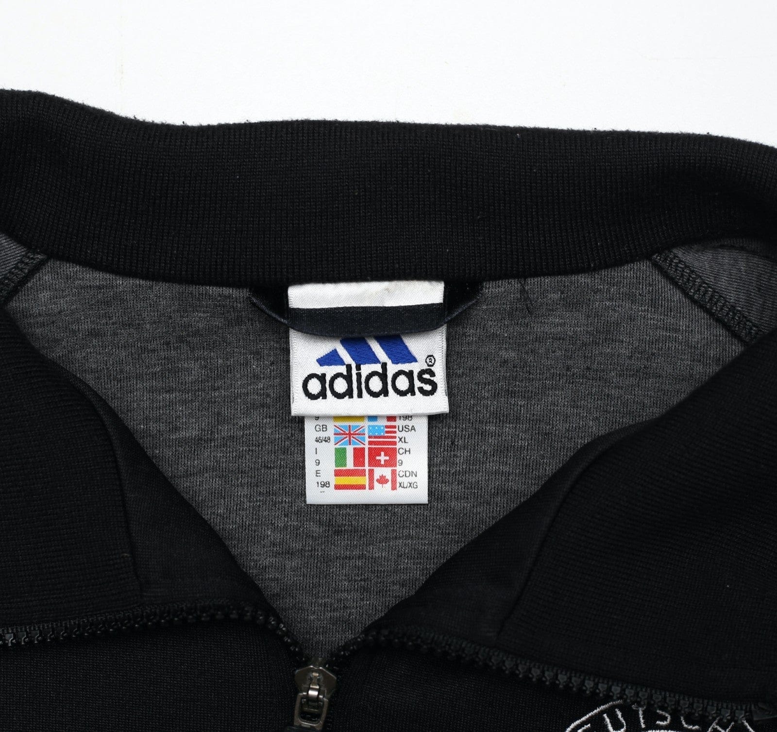 1998/00 GERMANY Vintage adidas Football Track Top Jacket (XL) 46/48 World Cup 98