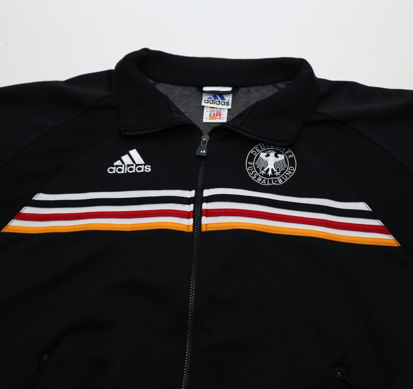 1998/00 GERMANY Vintage adidas Football Track Top Jacket (XL) 46/48 World Cup 98