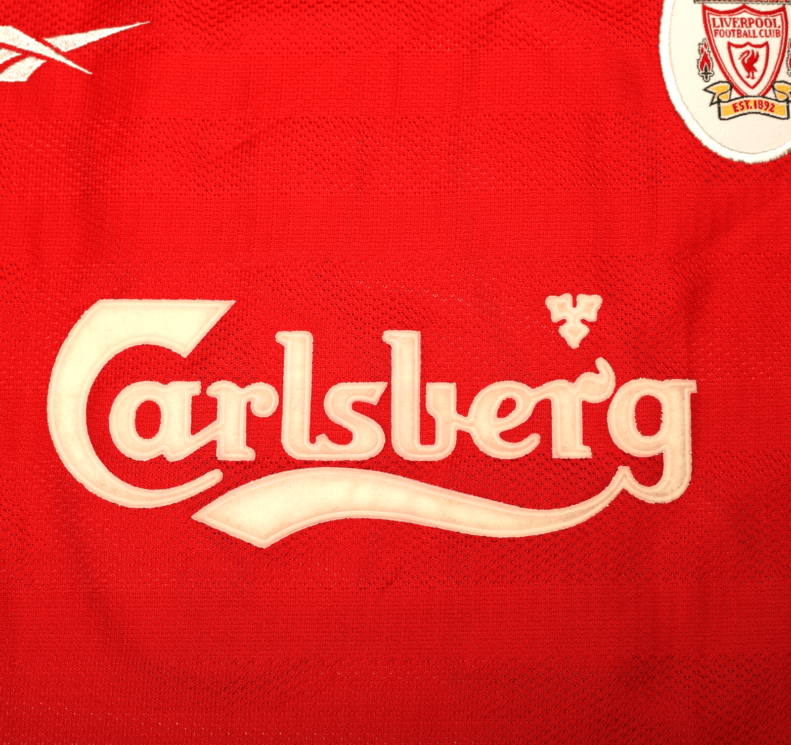 1998/00 GERRARD #28 Liverpool Vintage Reebok Home Football Shirt (L) 42/44