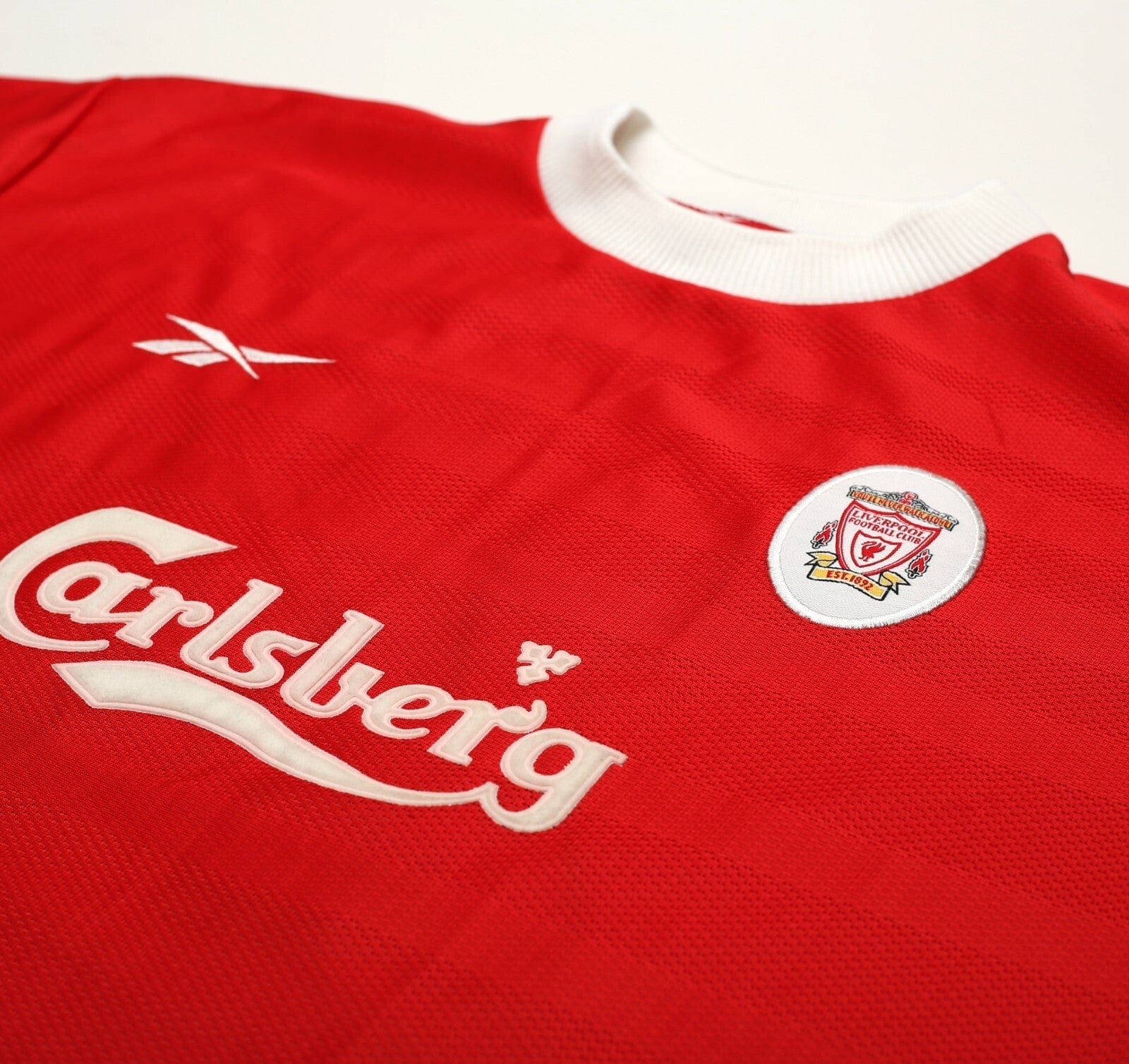 1998/00 GERRARD #28 Liverpool Vintage Reebok Home Football Shirt (L) 42/44