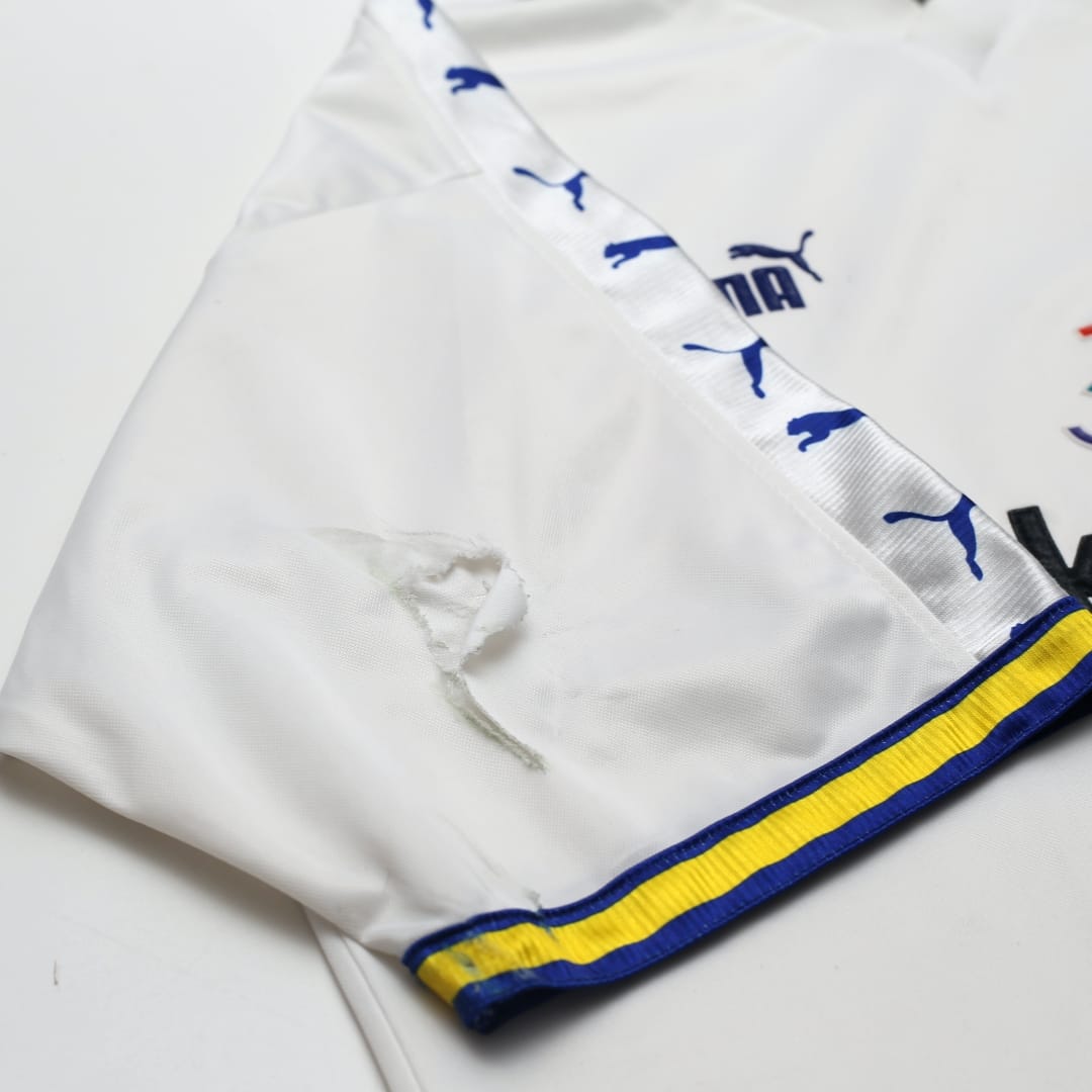 1998/00 Leeds United Vintage Puma Home Football Shirt (L)