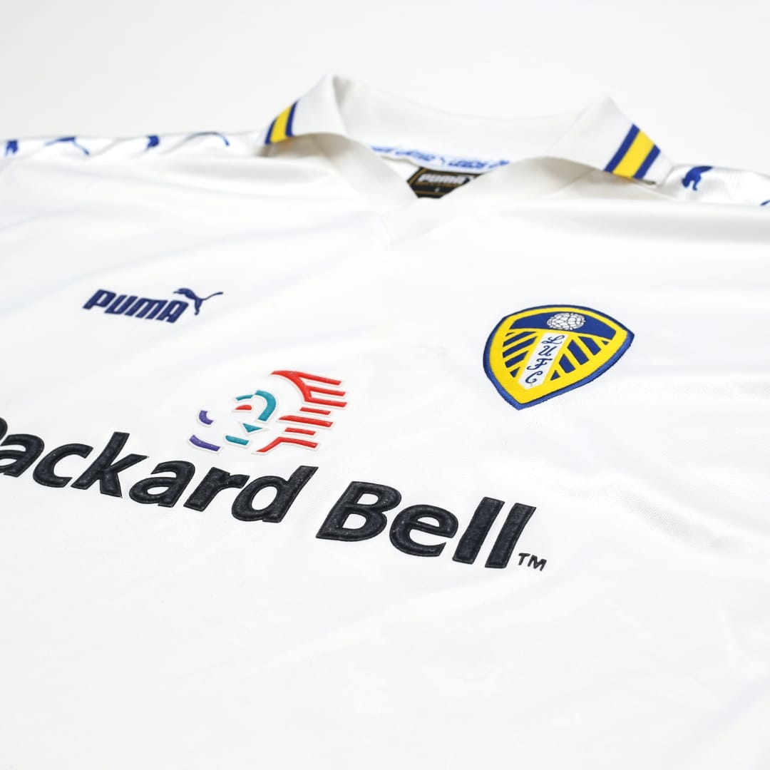 1998/00 Leeds United Vintage Puma Home Football Shirt (L)