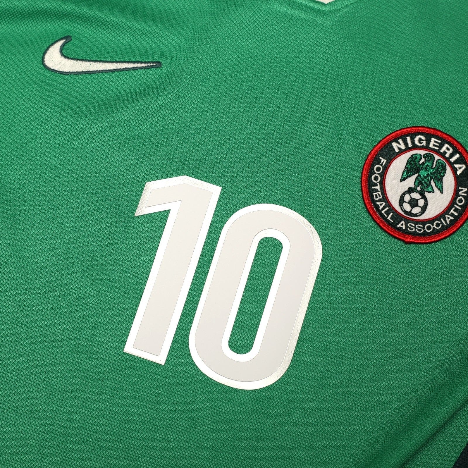 1998/00 Okocha #10 Nigeria Vintage Nike Football Shirt (M) World Cup 98