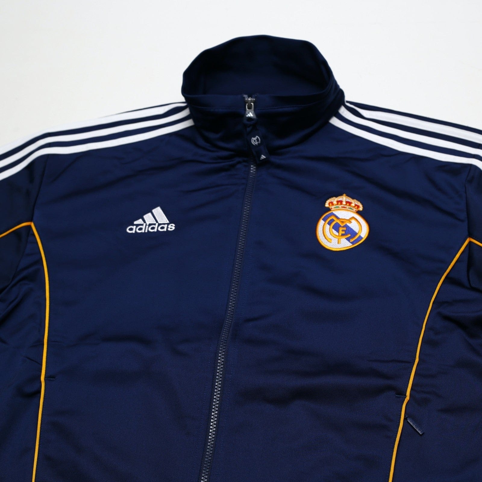 1998/00 Real Madrid Retro adidas Football Track Top Jacket (M)