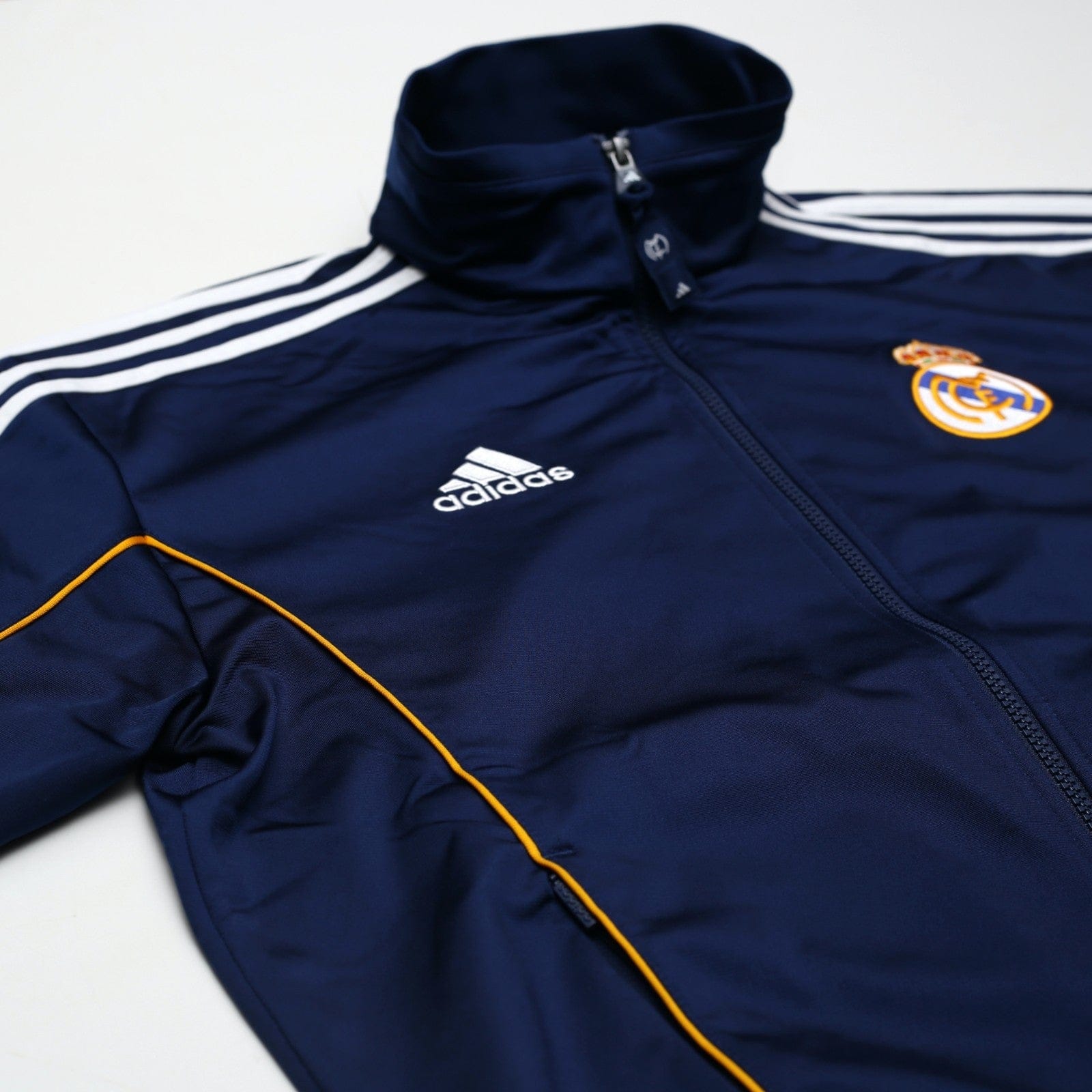 1998/00 Real Madrid Retro adidas Football Track Top Jacket (M)