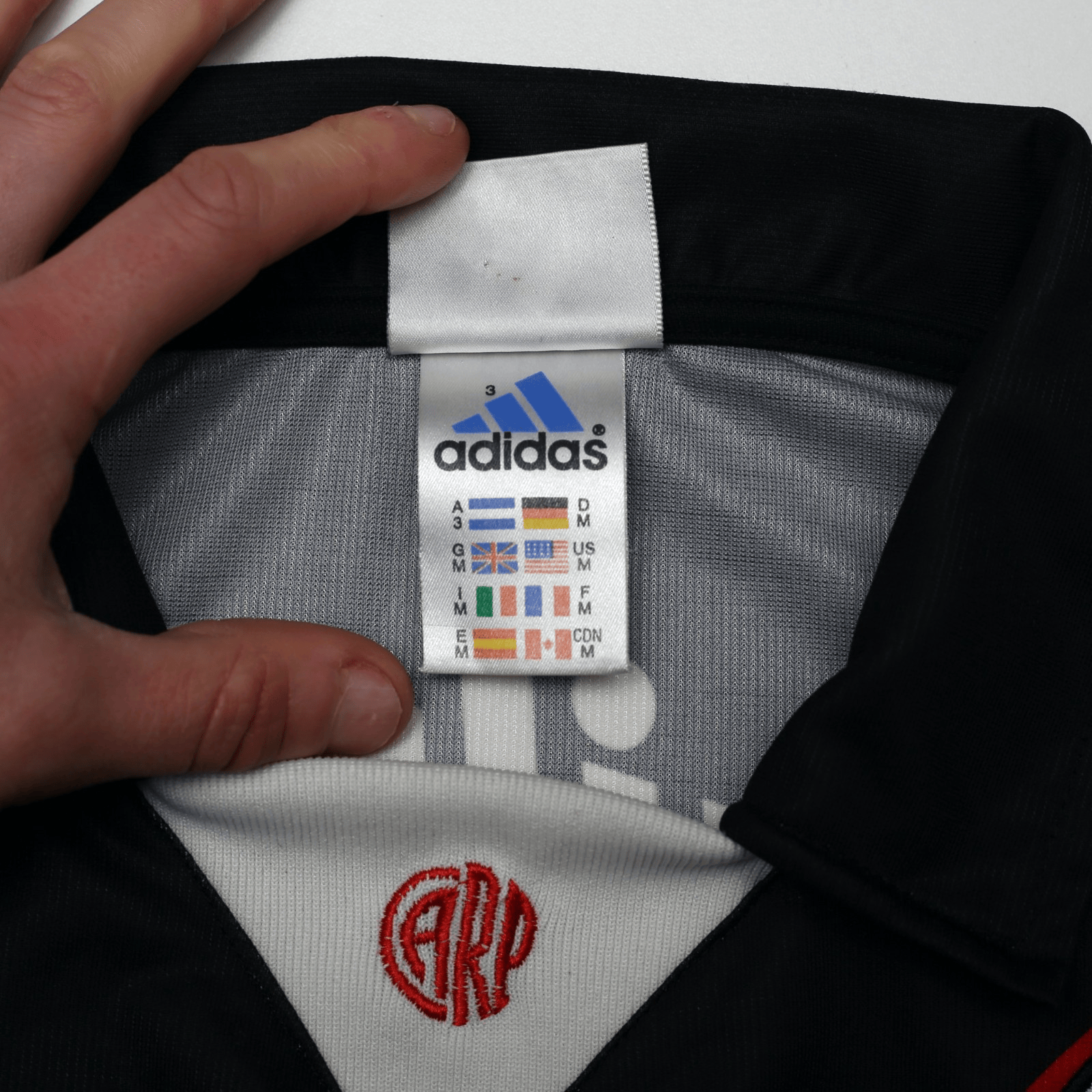 1998/00 River Plate Vintage adidas Away Football Shirt (M)