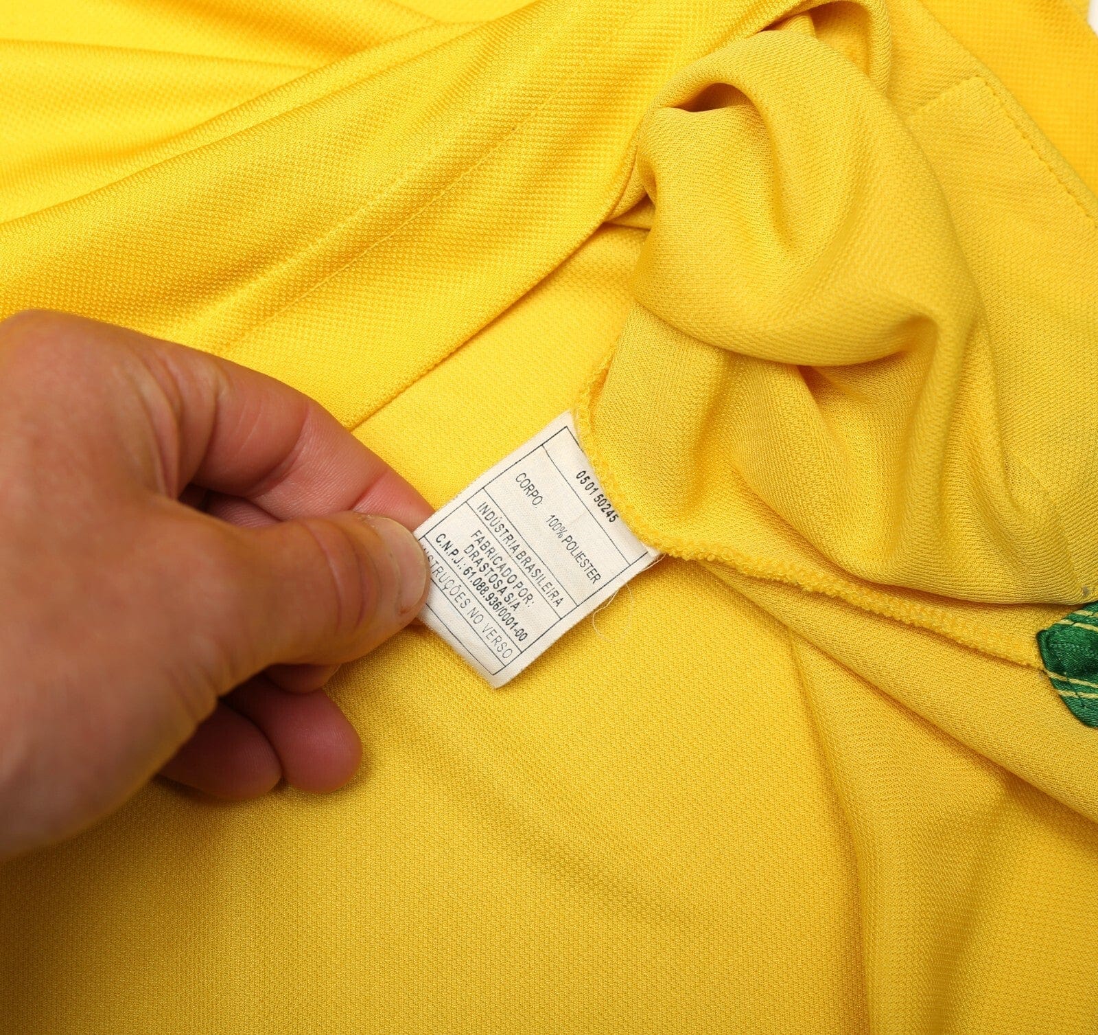 1998/00 RONALDO #9 Brazil Vintage Nike WC 98 Home Football Shirt (M)