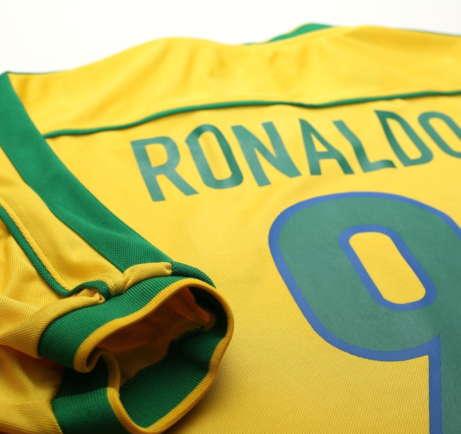 1998/00 RONALDO #9 Brazil Vintage Nike WC 98 Home Football Shirt (XL)