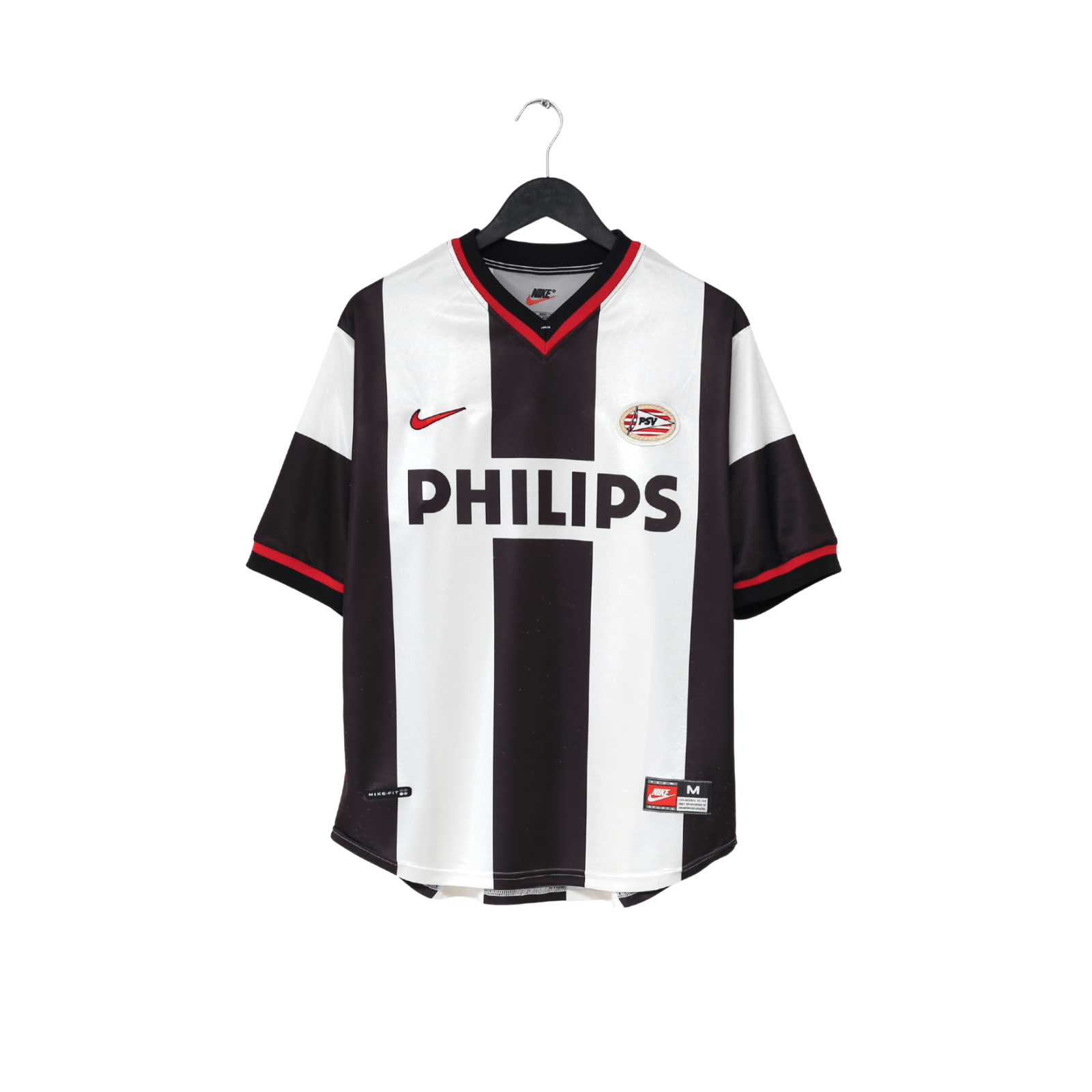 1998/00 VAN NISTELROOY #8 PSV Vintage Nike Away Football Shirt (M)