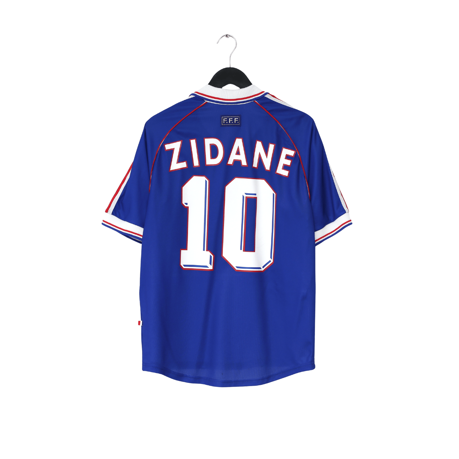 1998/00 ZIDANE #10 France Vintage adidas Home Football Shirt (S/M) World Cup 98