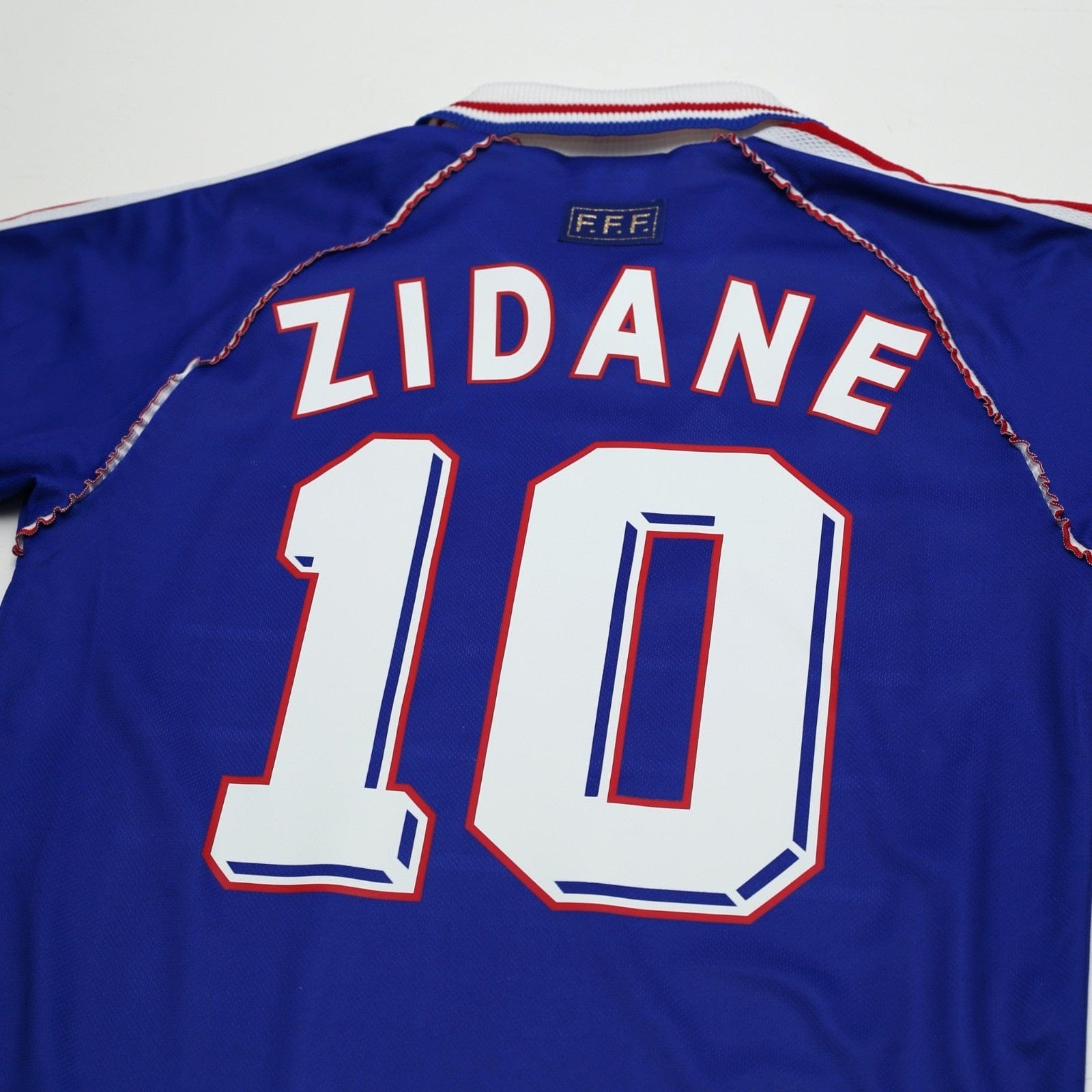 1998/00 Zidane #10 France Vintage adidas Home Football Shirt (S) World Cup 98