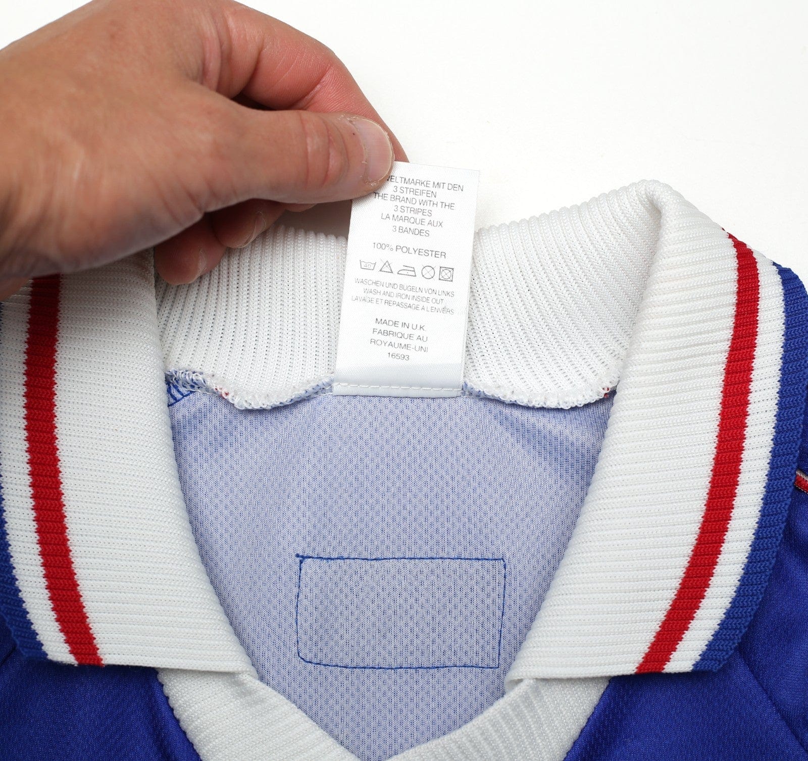 1998/00 ZIDANE #10 France Vintage adidas Home Football Shirt (XL) World Cup 98