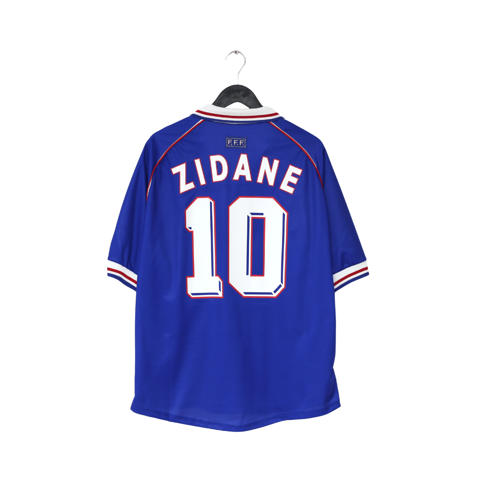 1998/00 ZIDANE #10 France Vintage adidas Home Football Shirt (XL) World Cup 98